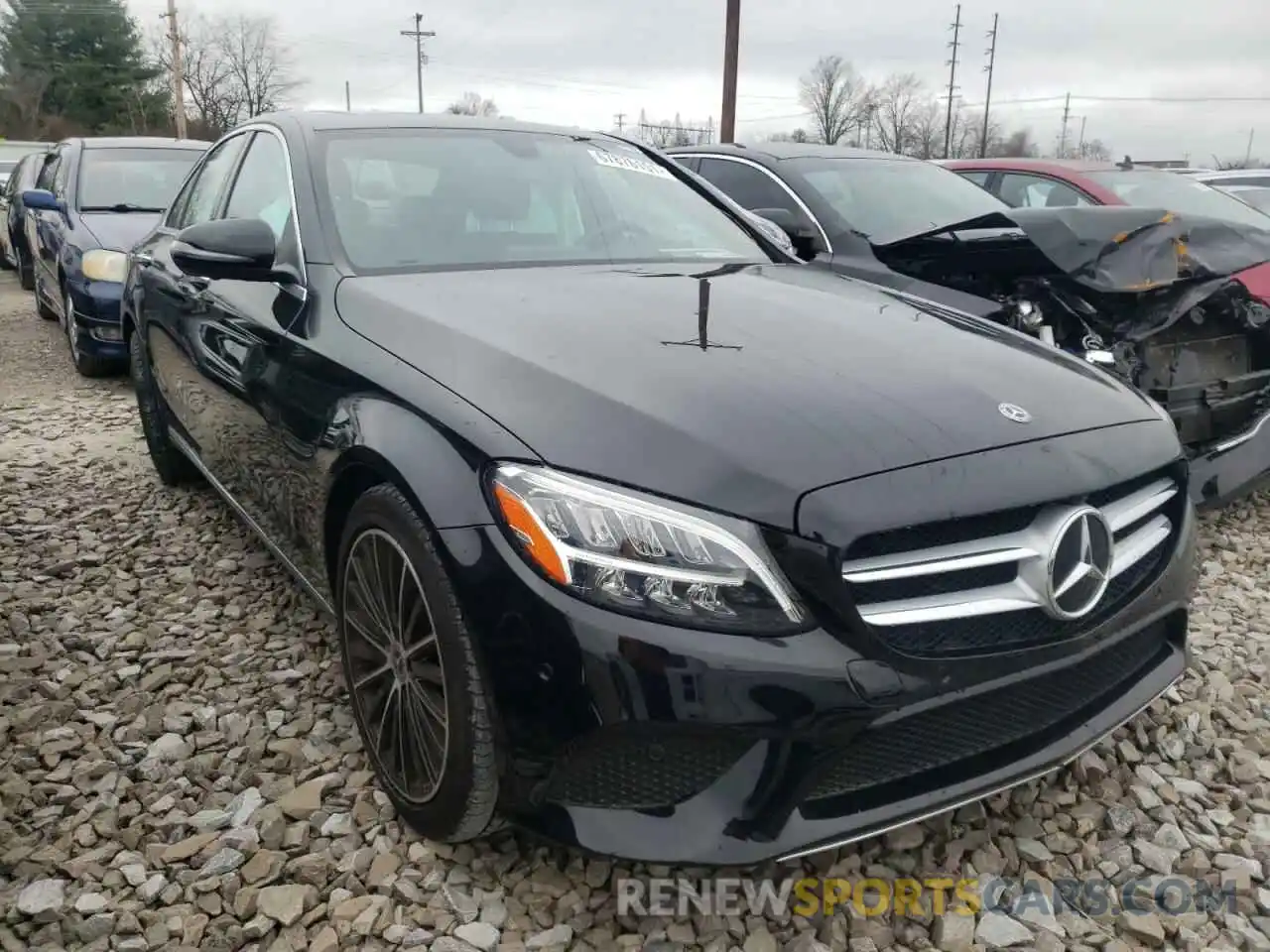 1 Photograph of a damaged car WDDWF8DB5LR539352 MERCEDES-BENZ C-CLASS 2020