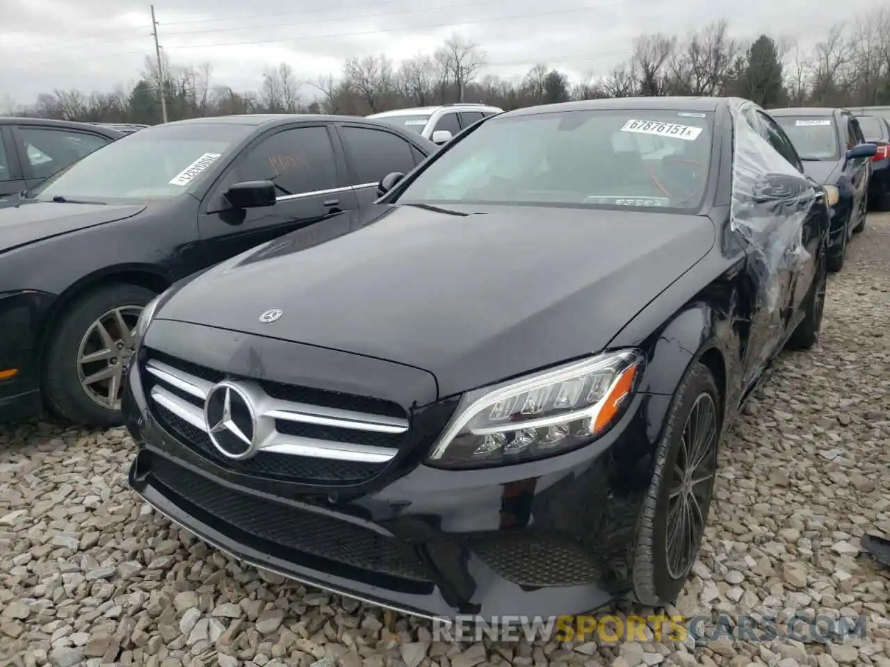 2 Photograph of a damaged car WDDWF8DB5LR539352 MERCEDES-BENZ C-CLASS 2020