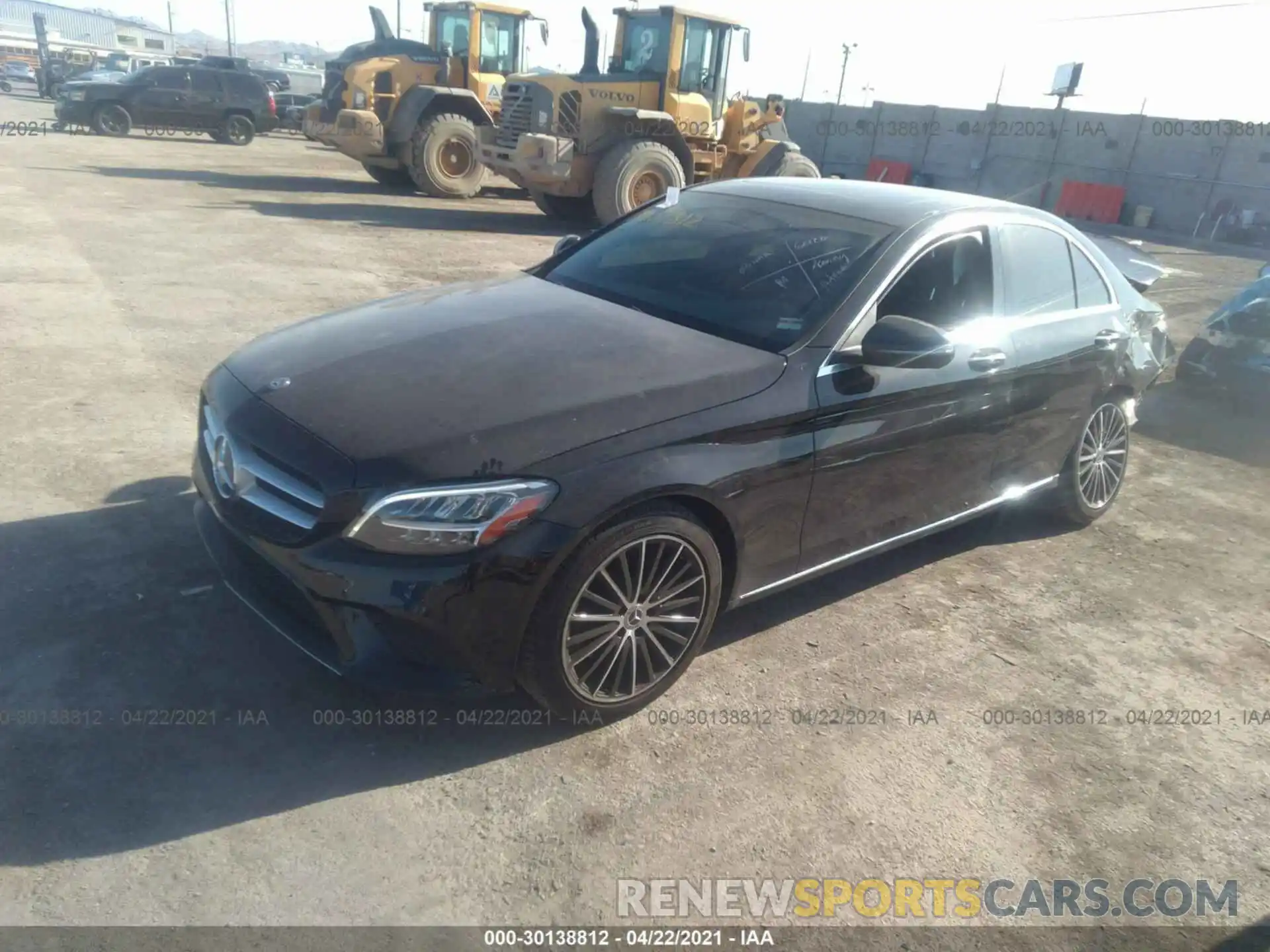 2 Photograph of a damaged car WDDWF8DB5LR540548 MERCEDES-BENZ C-CLASS 2020