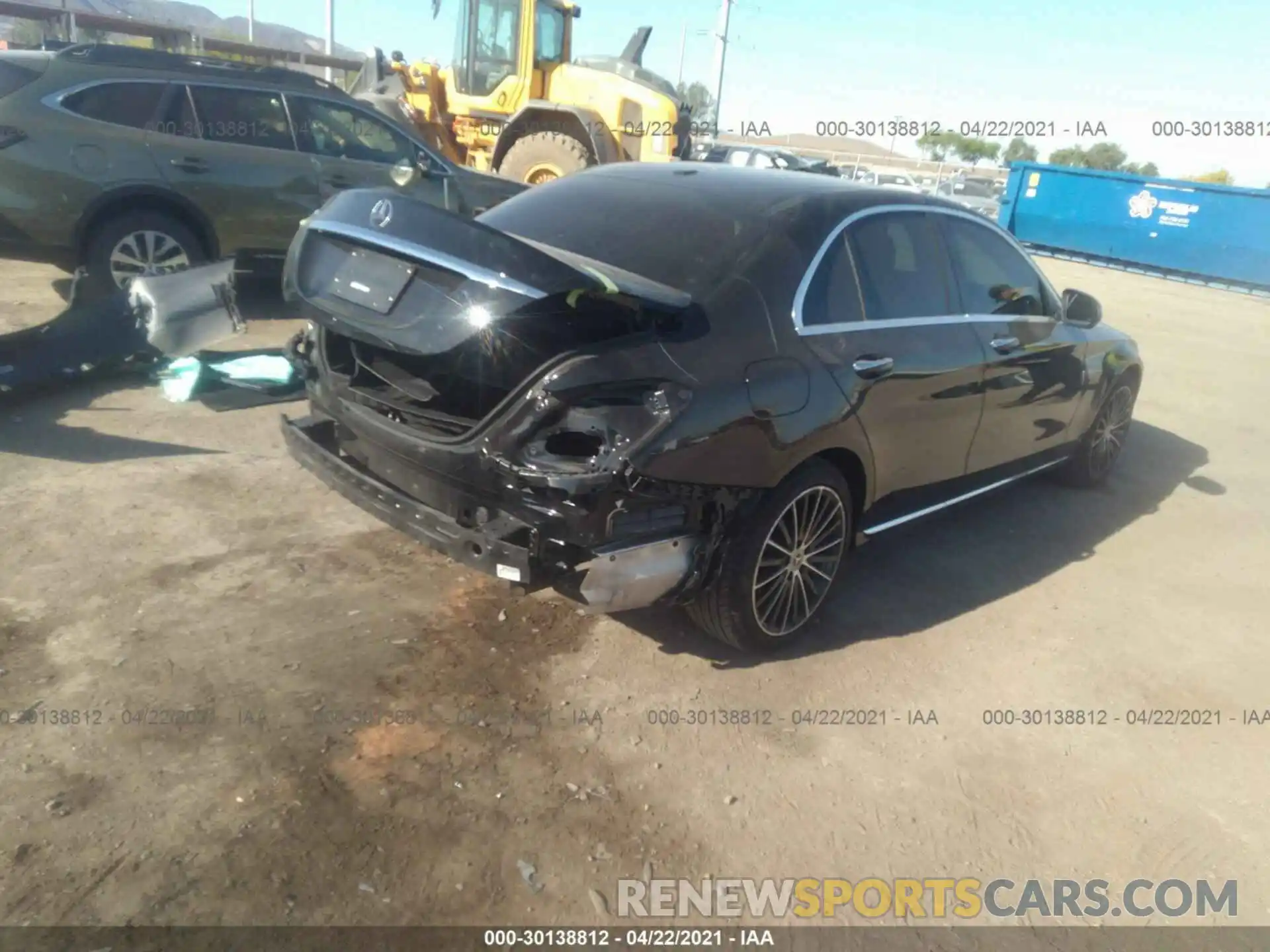 4 Photograph of a damaged car WDDWF8DB5LR540548 MERCEDES-BENZ C-CLASS 2020