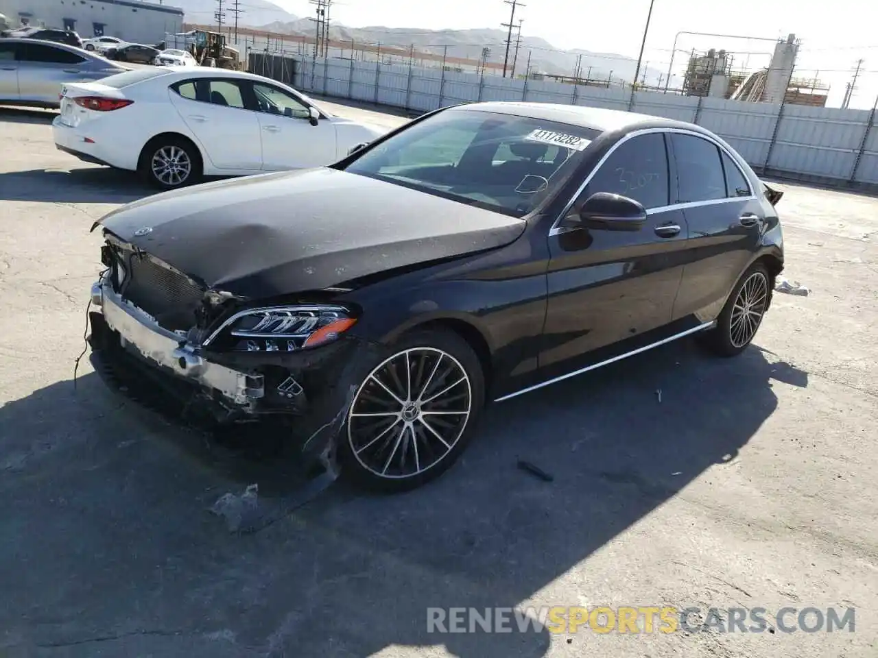 2 Photograph of a damaged car WDDWF8DB5LR549279 MERCEDES-BENZ C-CLASS 2020