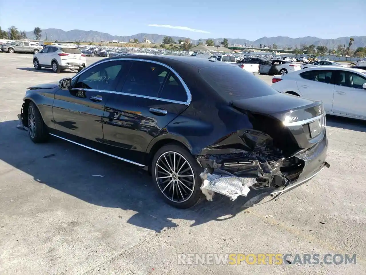 3 Photograph of a damaged car WDDWF8DB5LR549279 MERCEDES-BENZ C-CLASS 2020