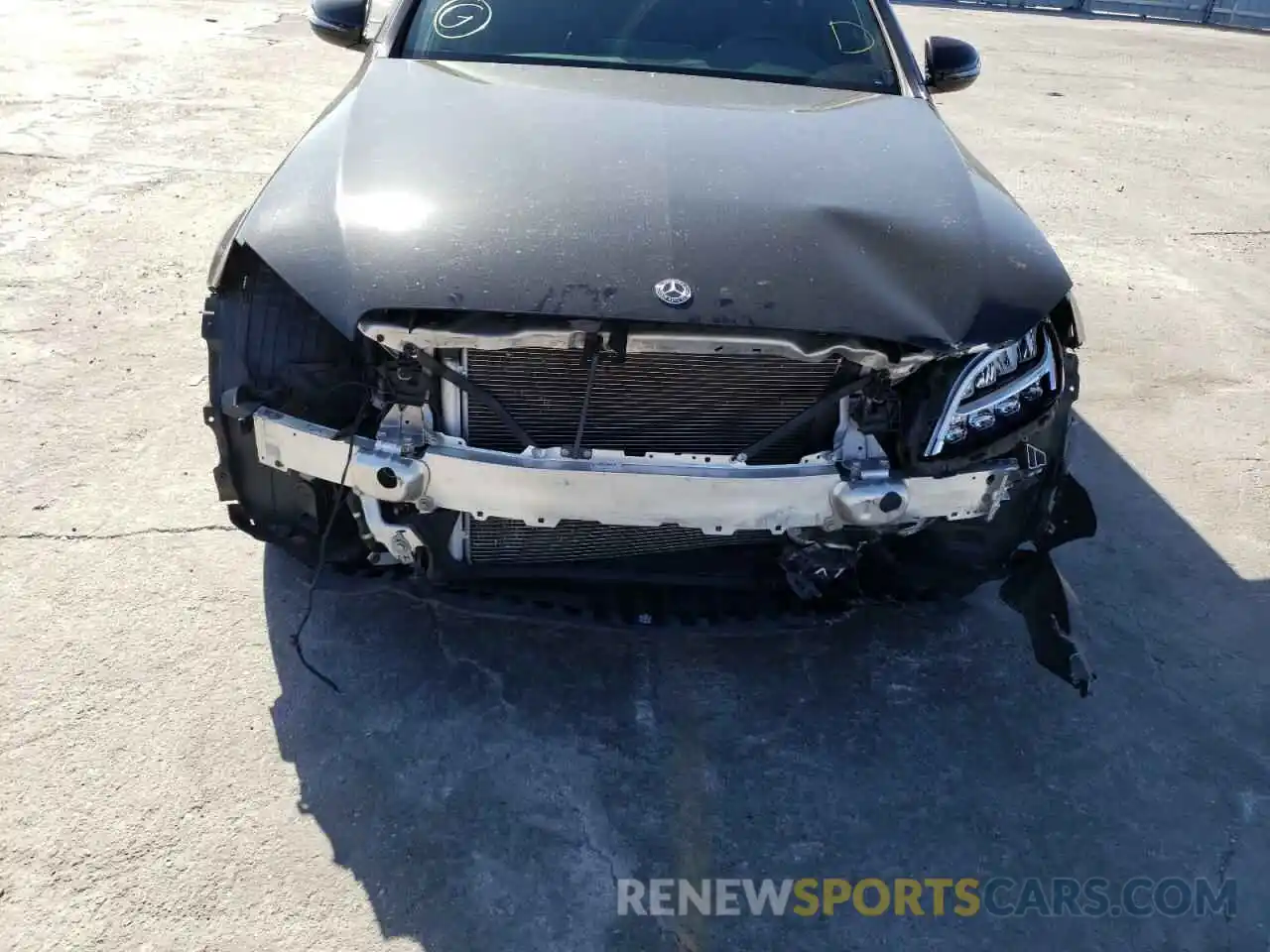 9 Photograph of a damaged car WDDWF8DB5LR549279 MERCEDES-BENZ C-CLASS 2020