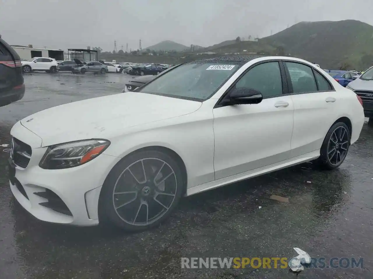 1 Photograph of a damaged car WDDWF8DB5LR549833 MERCEDES-BENZ C-CLASS 2020