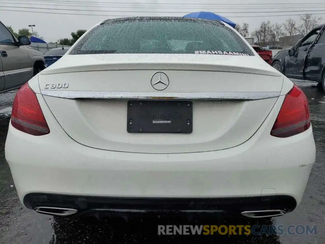 6 Photograph of a damaged car WDDWF8DB5LR549833 MERCEDES-BENZ C-CLASS 2020