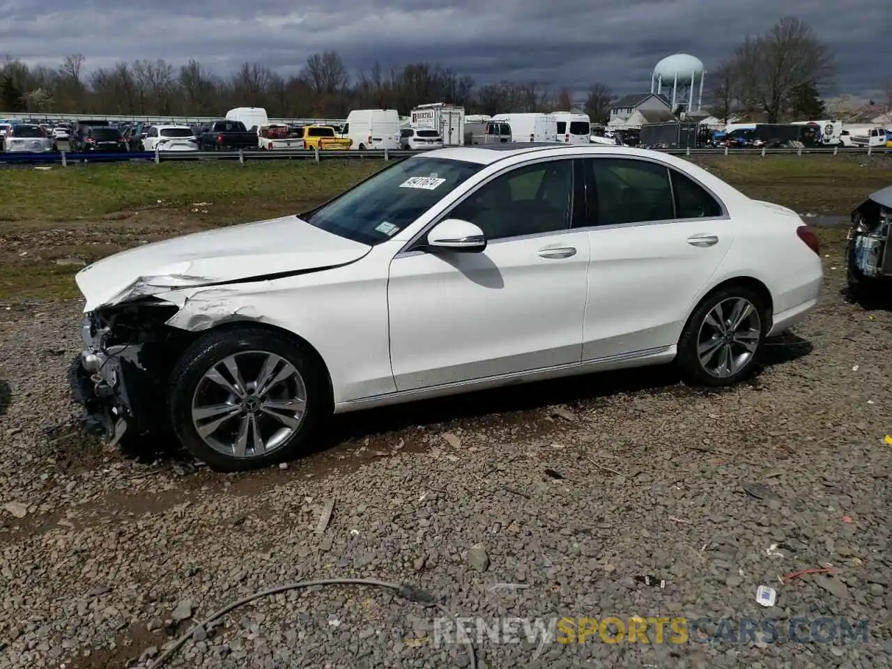 1 Photograph of a damaged car WDDWF8DB5LR550237 MERCEDES-BENZ C-CLASS 2020