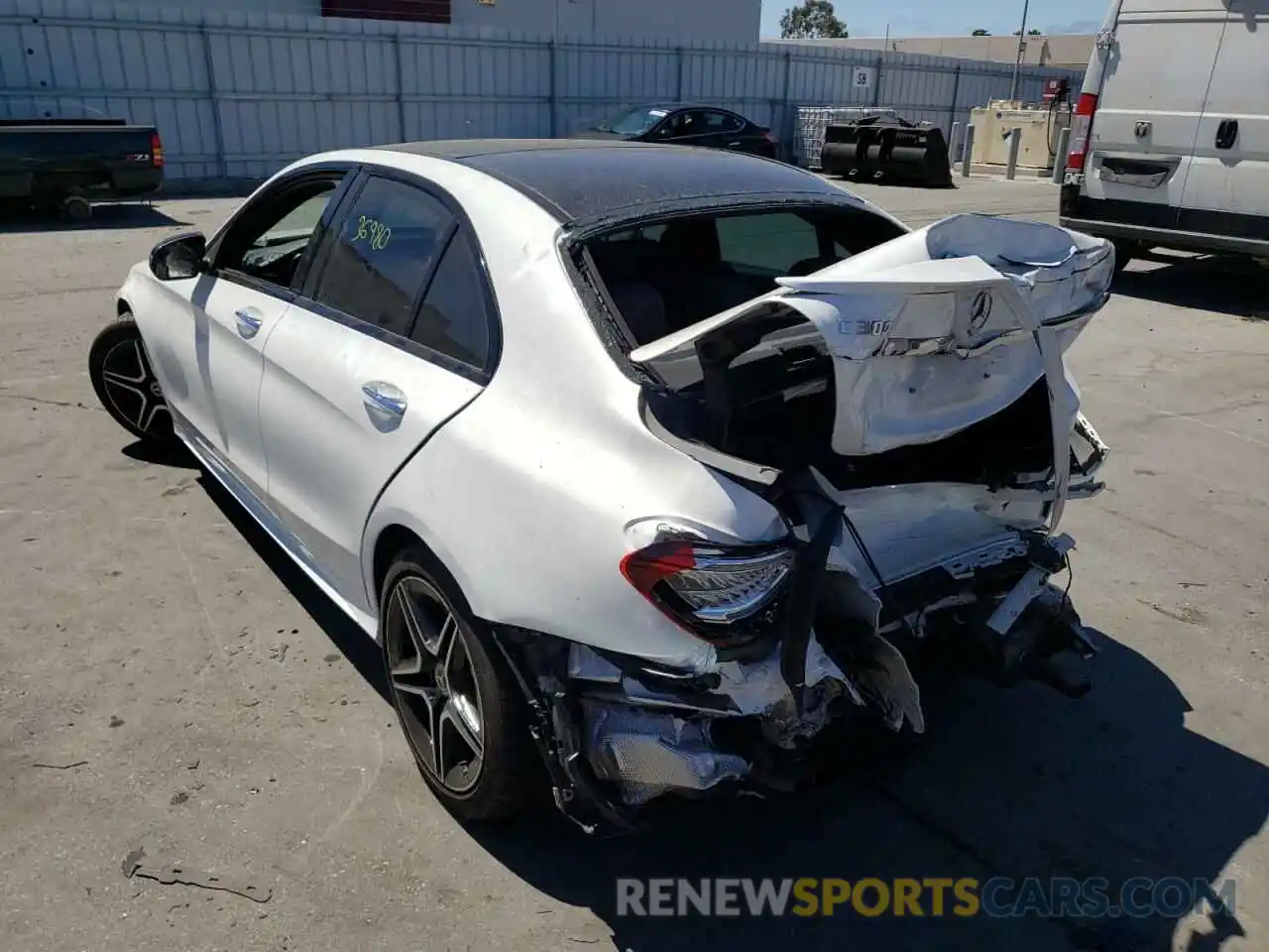 3 Photograph of a damaged car WDDWF8DB5LR556930 MERCEDES-BENZ C-CLASS 2020