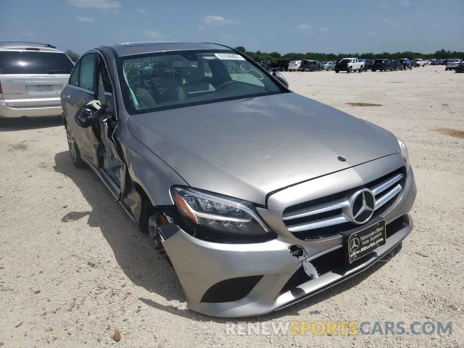 1 Photograph of a damaged car WDDWF8DB6LR526853 MERCEDES-BENZ C-CLASS 2020