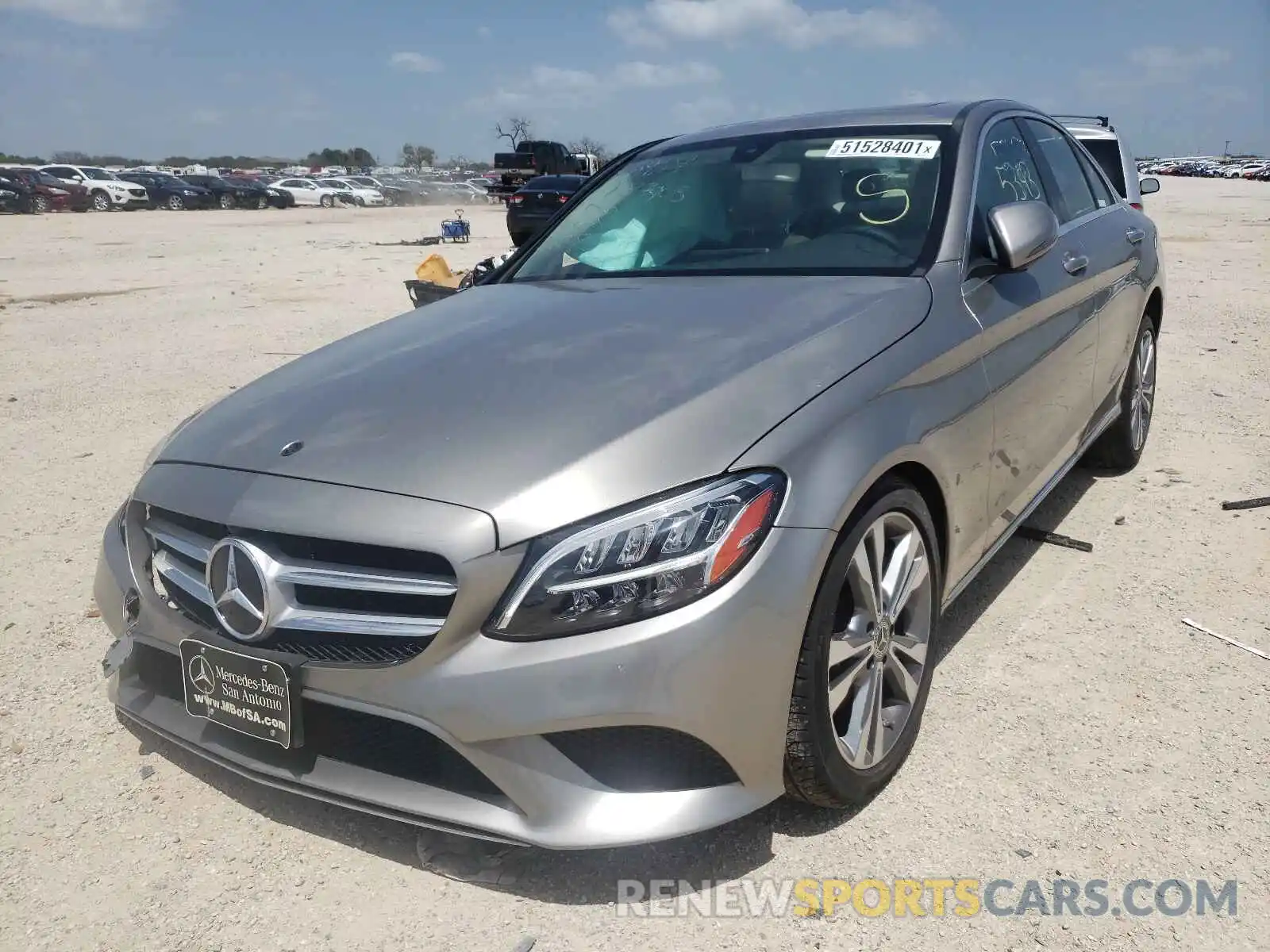 2 Photograph of a damaged car WDDWF8DB6LR526853 MERCEDES-BENZ C-CLASS 2020