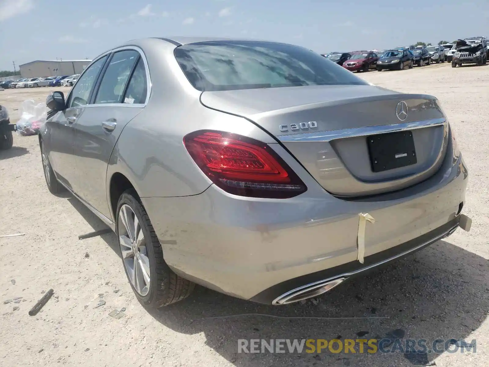 3 Photograph of a damaged car WDDWF8DB6LR526853 MERCEDES-BENZ C-CLASS 2020