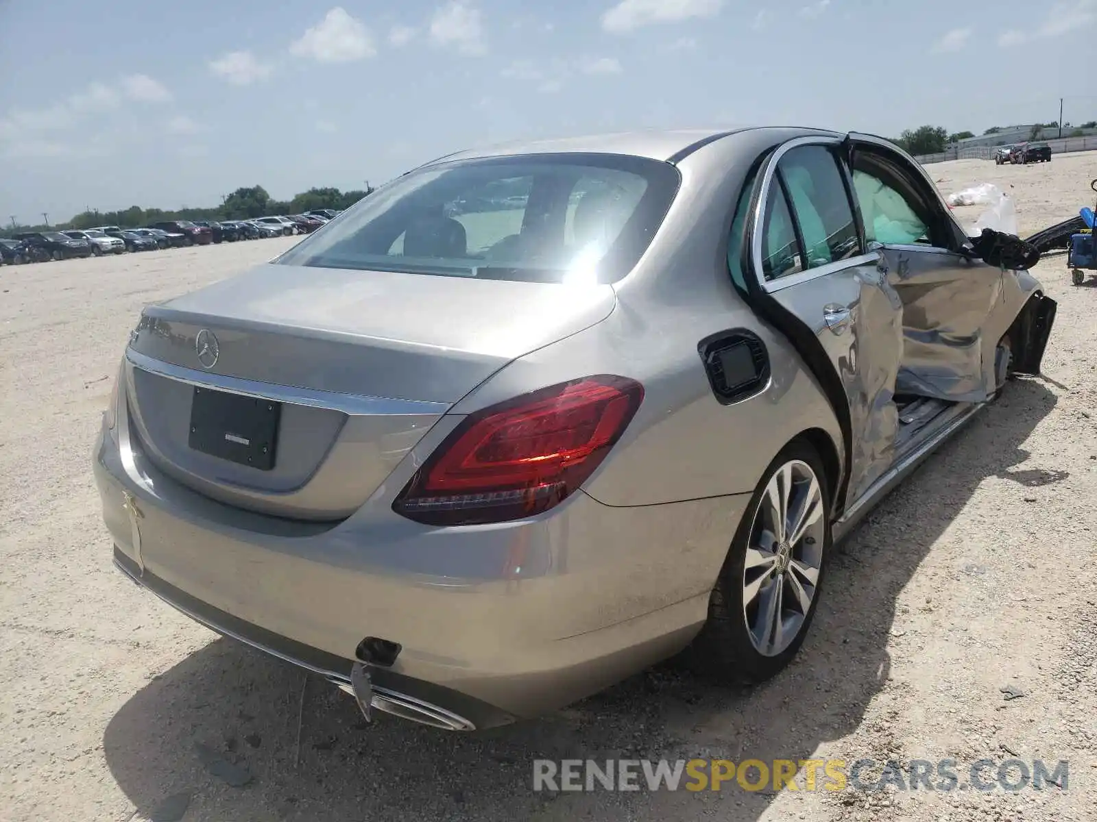 4 Photograph of a damaged car WDDWF8DB6LR526853 MERCEDES-BENZ C-CLASS 2020