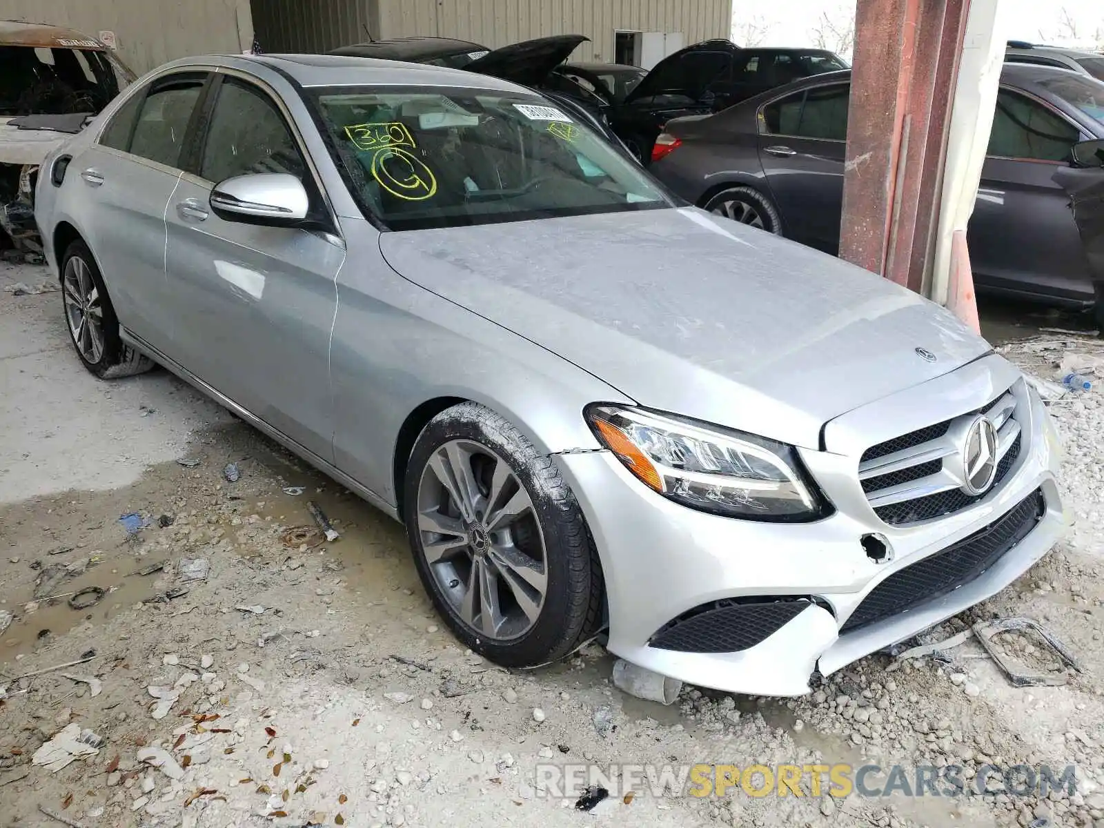 1 Photograph of a damaged car WDDWF8DB6LR534581 MERCEDES-BENZ C CLASS 2020