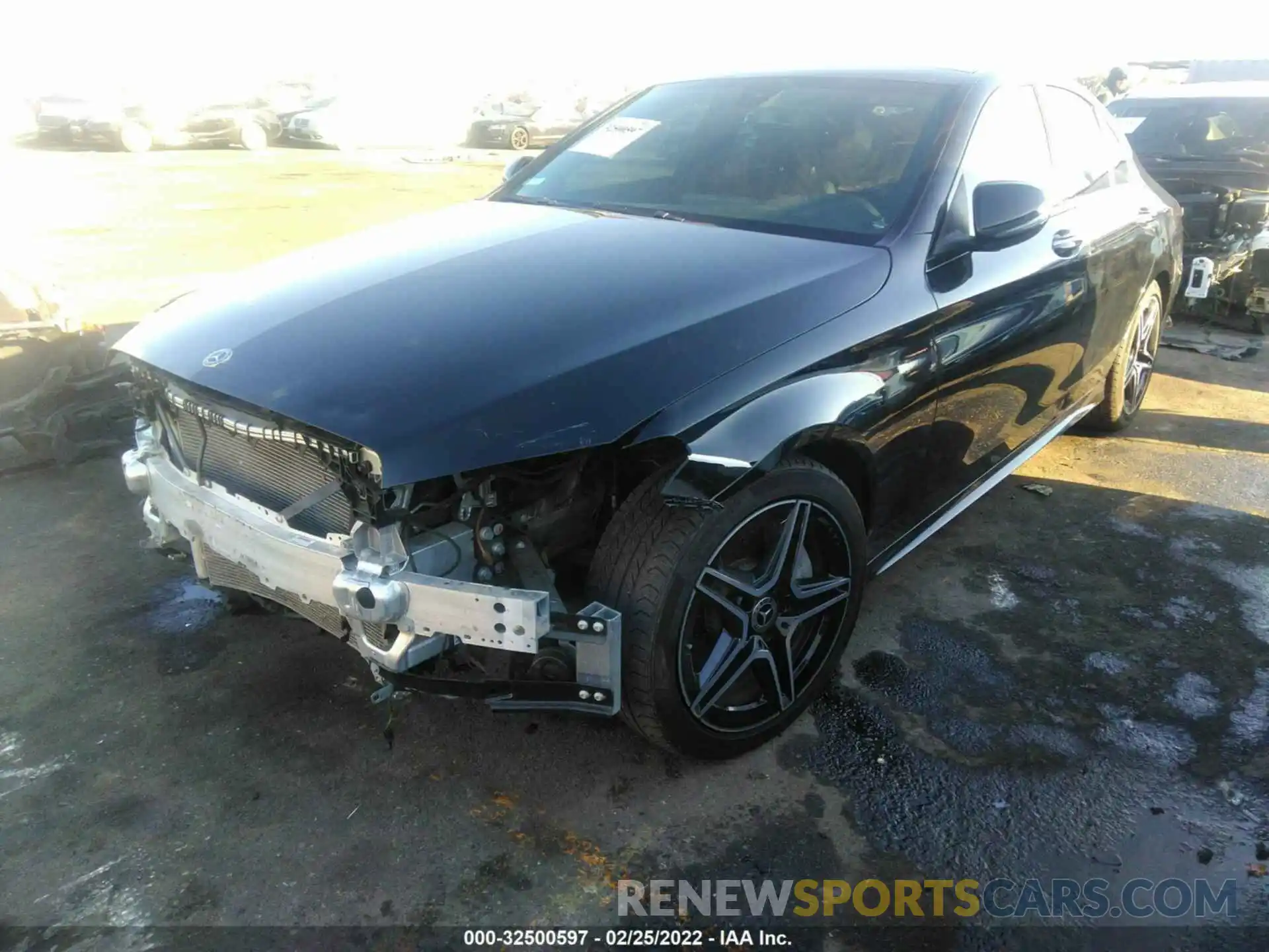 2 Photograph of a damaged car WDDWF8DB6LR536542 MERCEDES-BENZ C-CLASS 2020