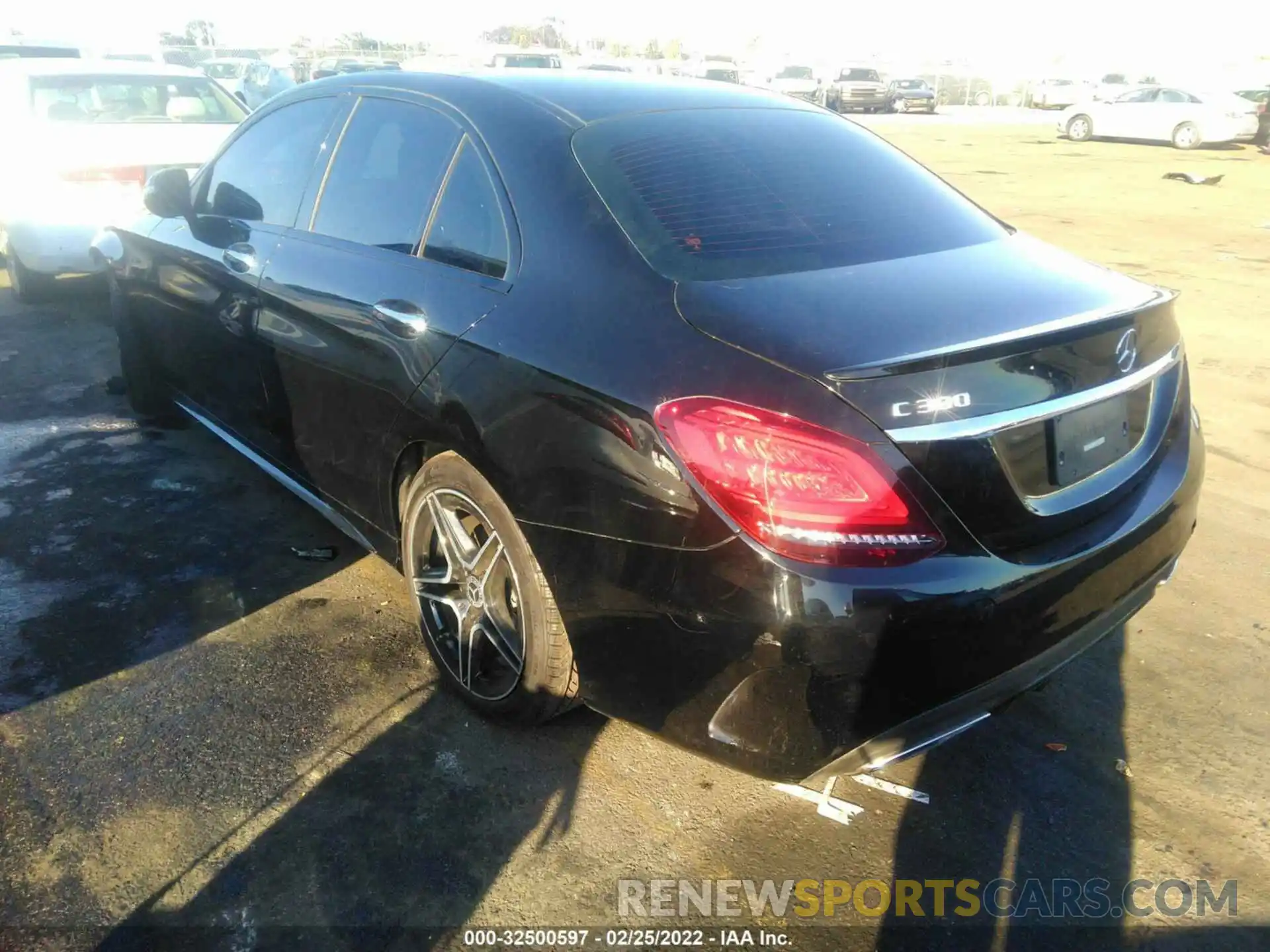 3 Photograph of a damaged car WDDWF8DB6LR536542 MERCEDES-BENZ C-CLASS 2020