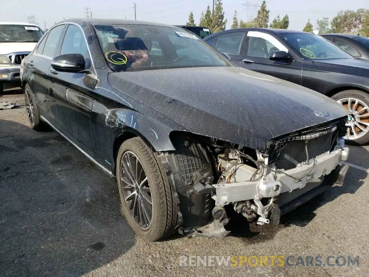 1 Photograph of a damaged car WDDWF8DB6LR547007 MERCEDES-BENZ C-CLASS 2020