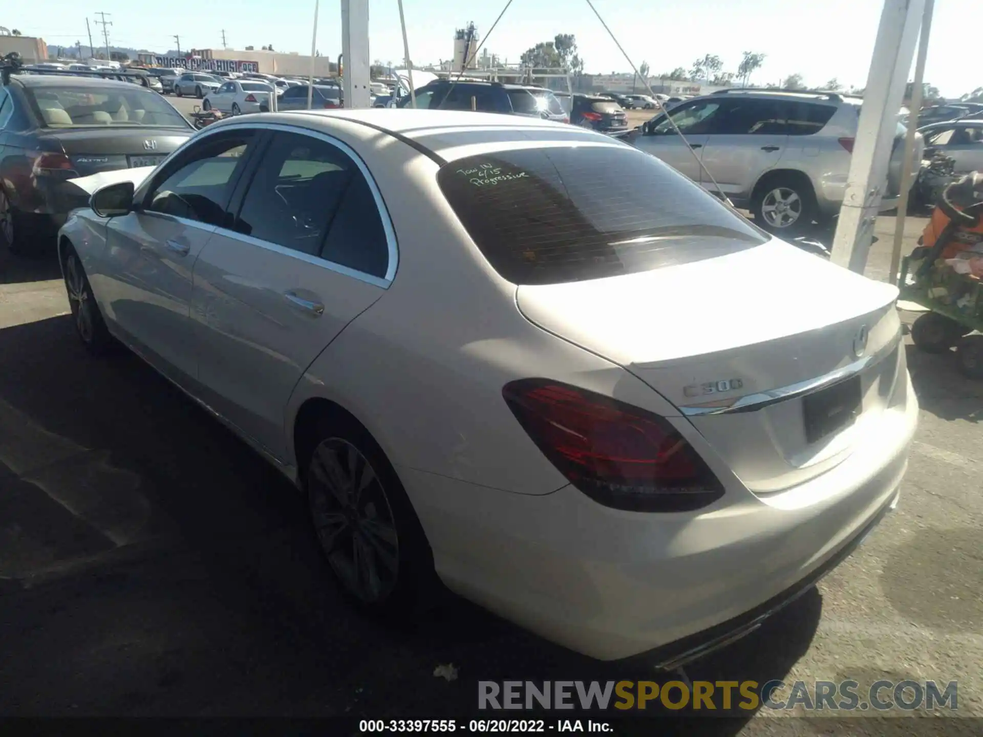 3 Photograph of a damaged car WDDWF8DB6LR562509 MERCEDES-BENZ C-CLASS 2020