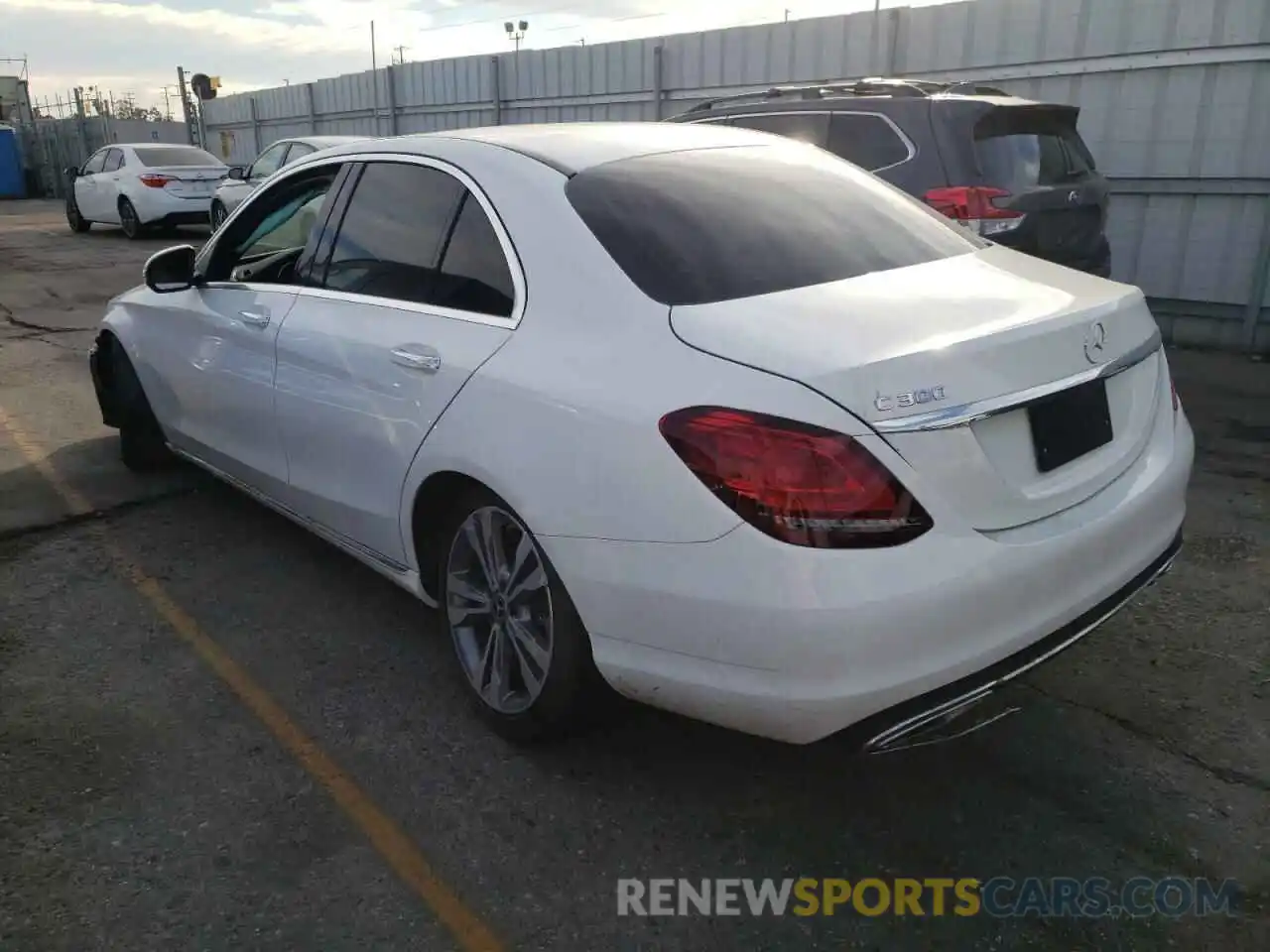 3 Photograph of a damaged car WDDWF8DB6LR562591 MERCEDES-BENZ C-CLASS 2020