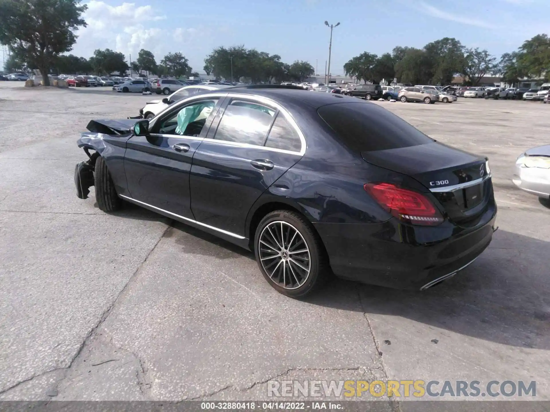 3 Photograph of a damaged car WDDWF8DB7LR530930 MERCEDES-BENZ C-CLASS 2020