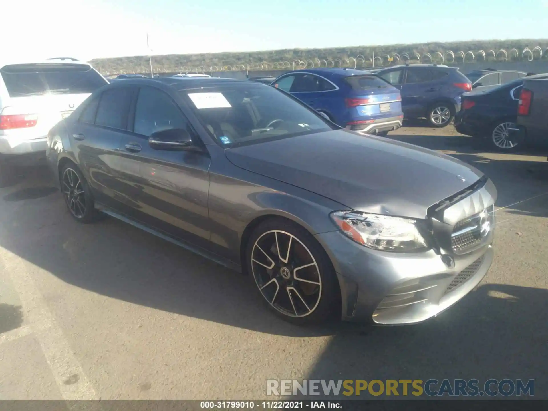 1 Photograph of a damaged car WDDWF8DB7LR543130 MERCEDES-BENZ C-CLASS 2020