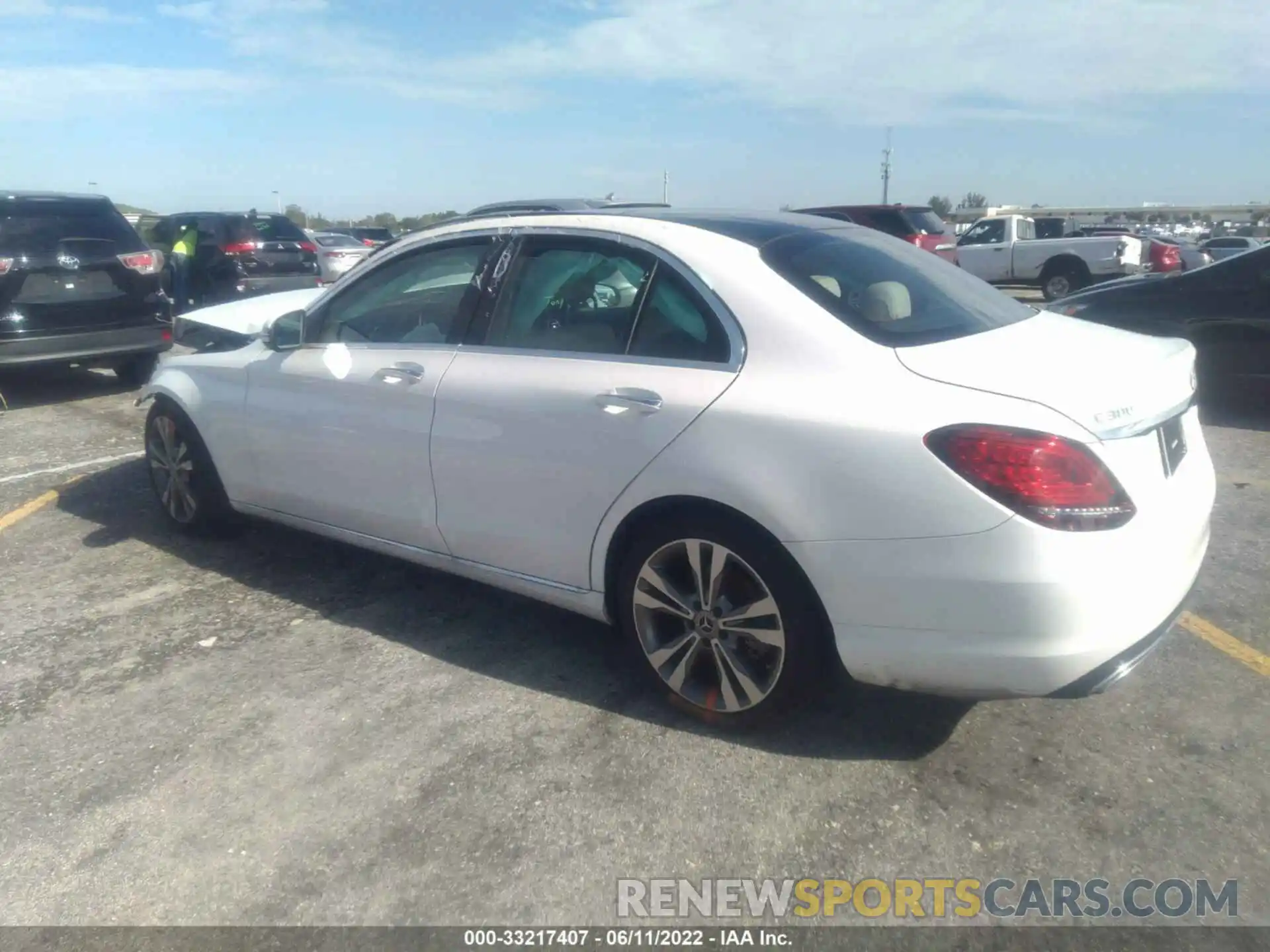 3 Photograph of a damaged car WDDWF8DB7LR548649 MERCEDES-BENZ C-CLASS 2020