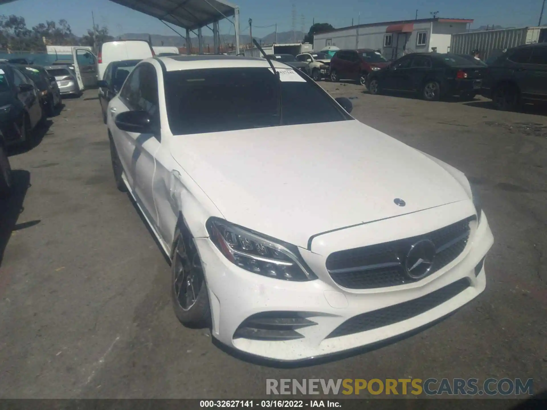 1 Photograph of a damaged car WDDWF8DB7LR549901 MERCEDES-BENZ C-CLASS 2020