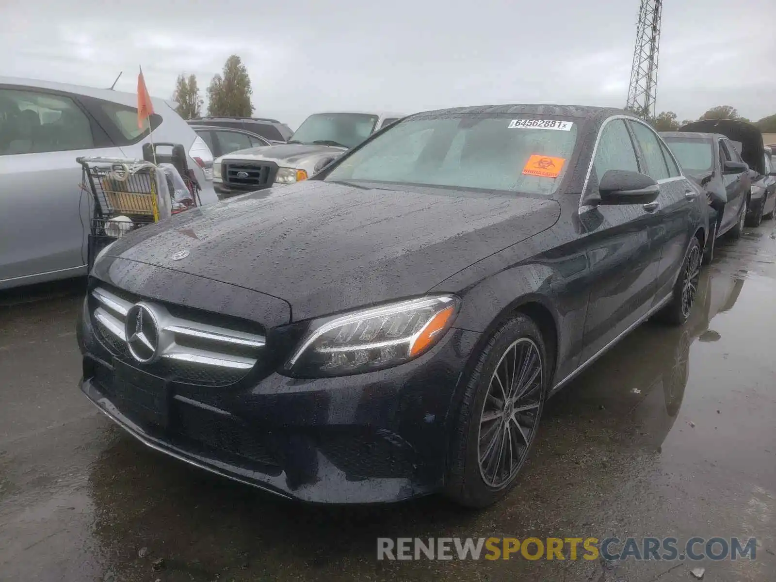 2 Photograph of a damaged car WDDWF8DB7LR550286 MERCEDES-BENZ C-CLASS 2020