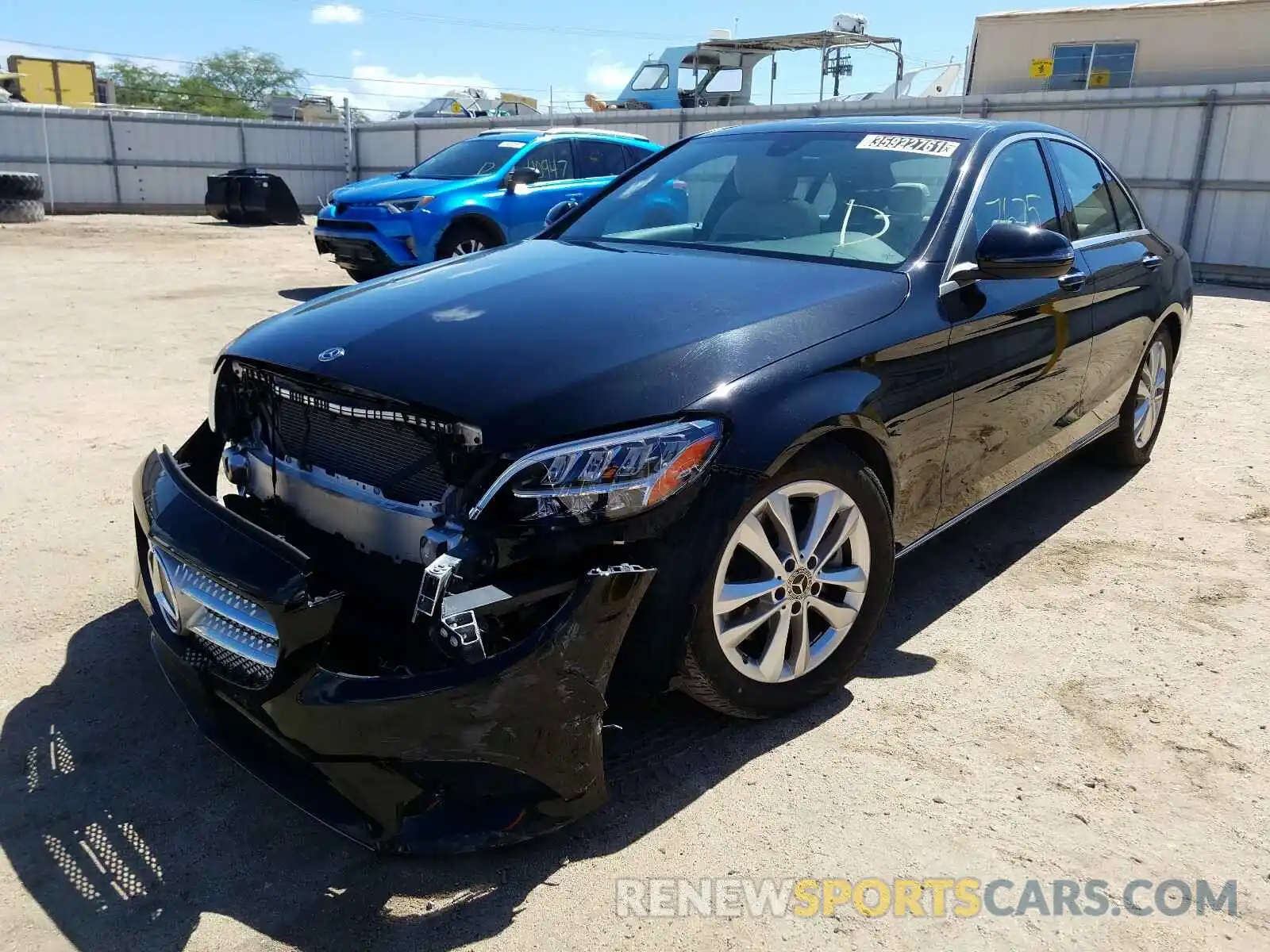 2 Photograph of a damaged car WDDWF8DB8LR558624 MERCEDES-BENZ C CLASS 2020