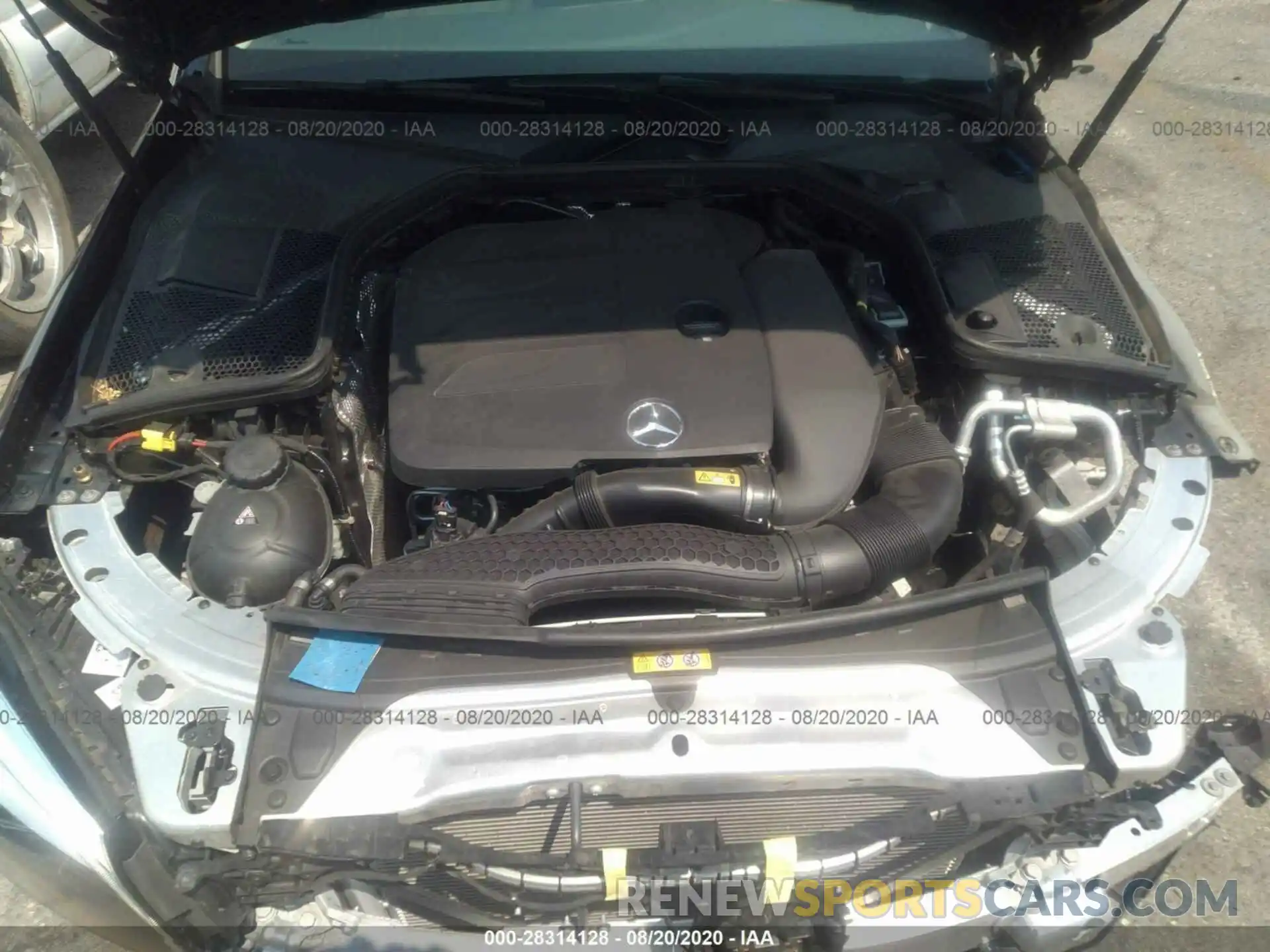 10 Фотография поврежденного автомобиля WDDWF8DB8LR558722 MERCEDES-BENZ C-CLASS 2020