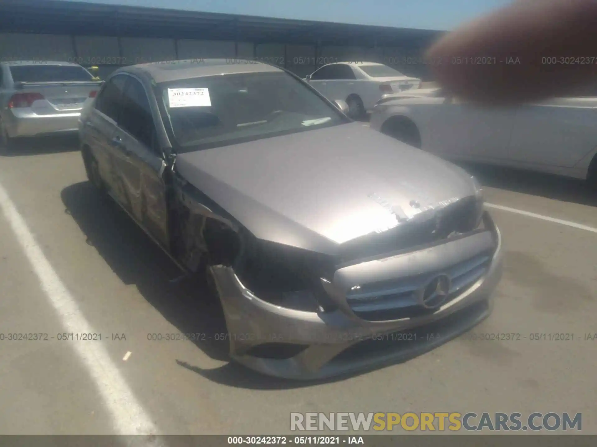 1 Photograph of a damaged car WDDWF8DB8LR561197 MERCEDES-BENZ C-CLASS 2020