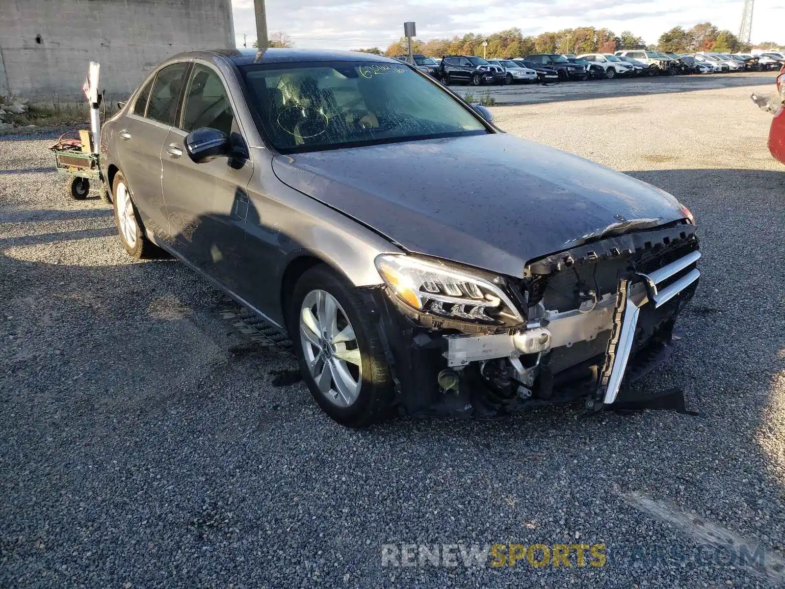 1 Photograph of a damaged car WDDWF8DB8LR562818 MERCEDES-BENZ C-CLASS 2020