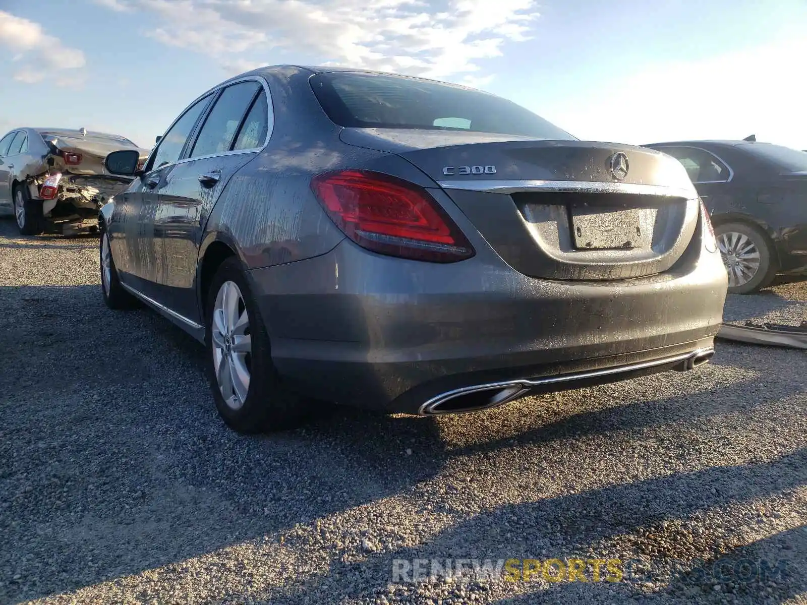 3 Photograph of a damaged car WDDWF8DB8LR562818 MERCEDES-BENZ C-CLASS 2020