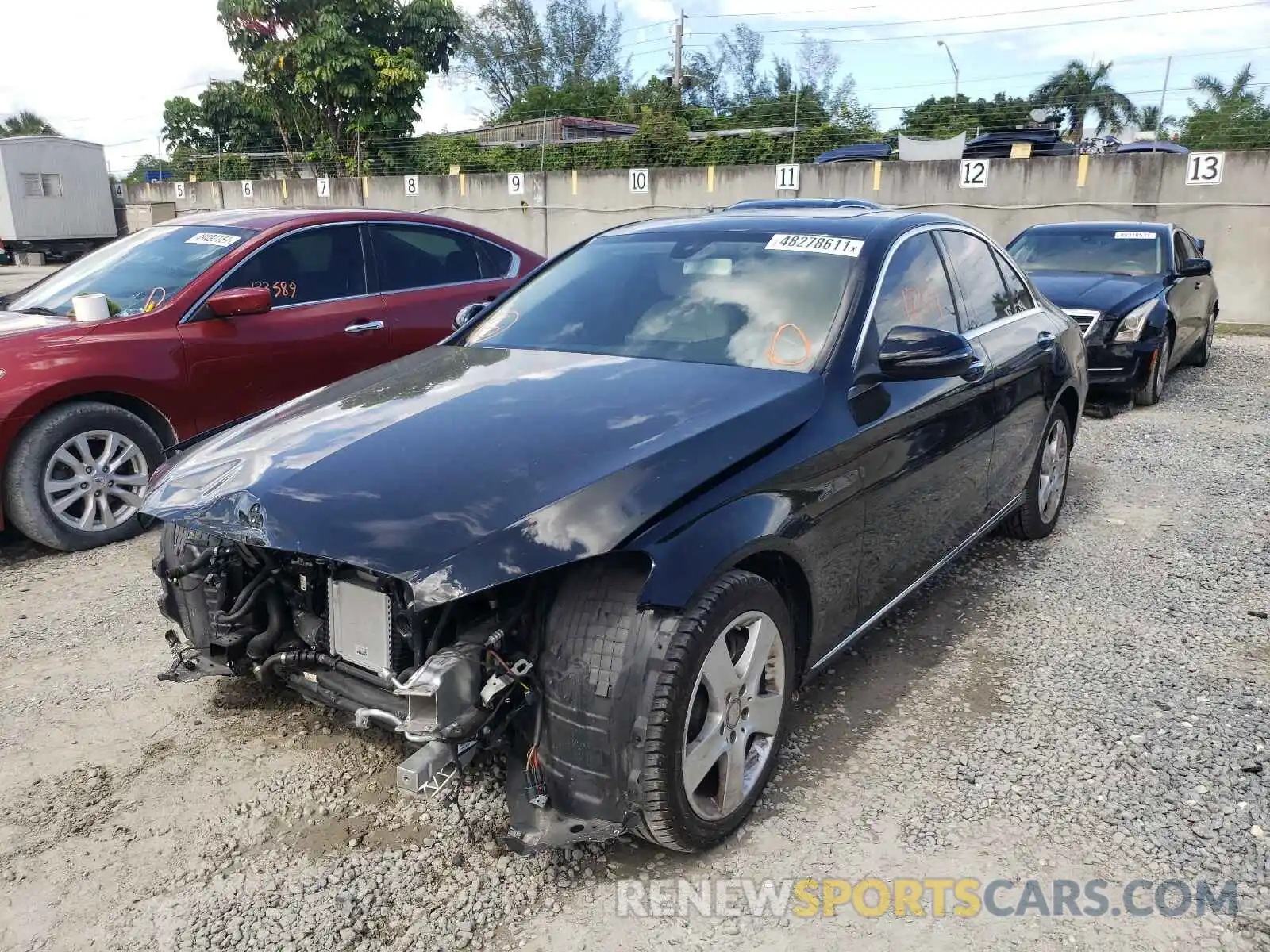 2 Photograph of a damaged car WDDWF8DB9LR526622 MERCEDES-BENZ C-CLASS 2020