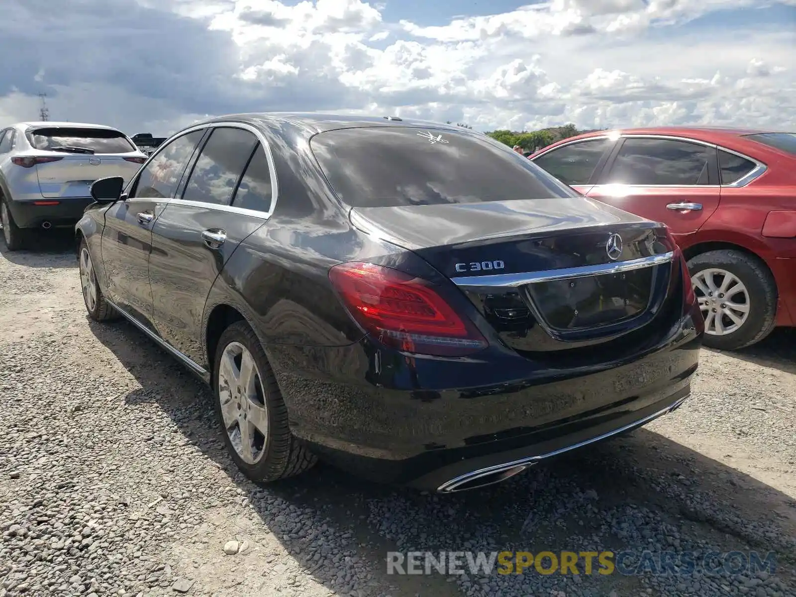 3 Photograph of a damaged car WDDWF8DB9LR526622 MERCEDES-BENZ C-CLASS 2020