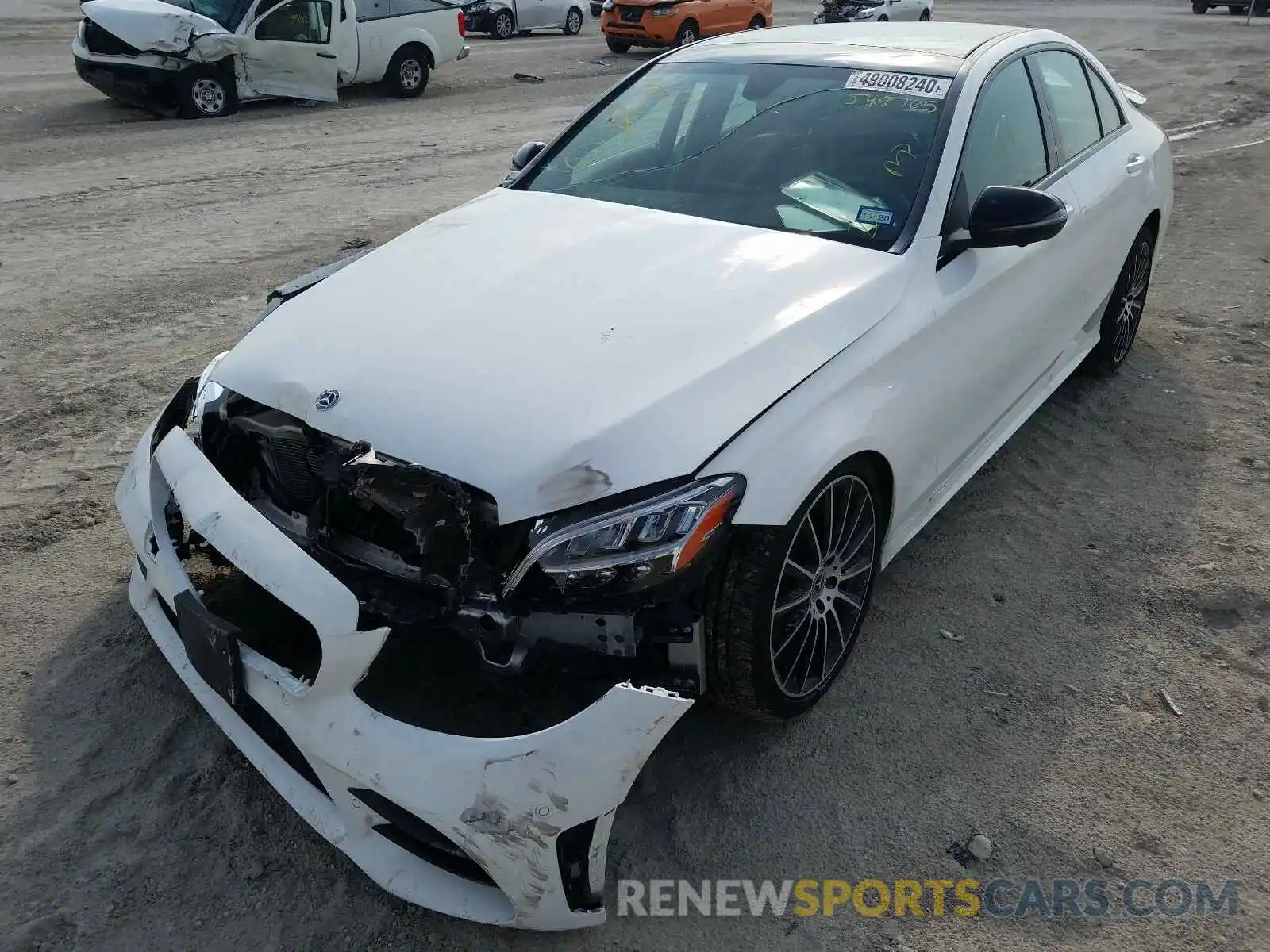 2 Photograph of a damaged car WDDWF8DB9LR548765 MERCEDES-BENZ C CLASS 2020