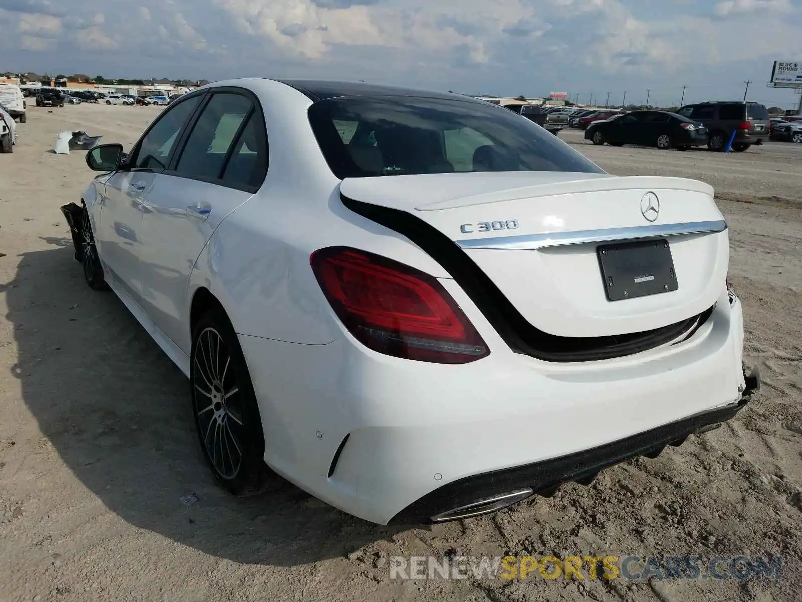 3 Photograph of a damaged car WDDWF8DB9LR548765 MERCEDES-BENZ C CLASS 2020