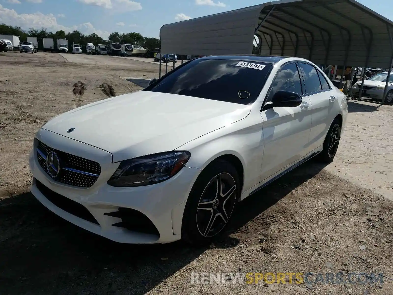 2 Photograph of a damaged car WDDWF8DB9LR557823 MERCEDES-BENZ C CLASS 2020