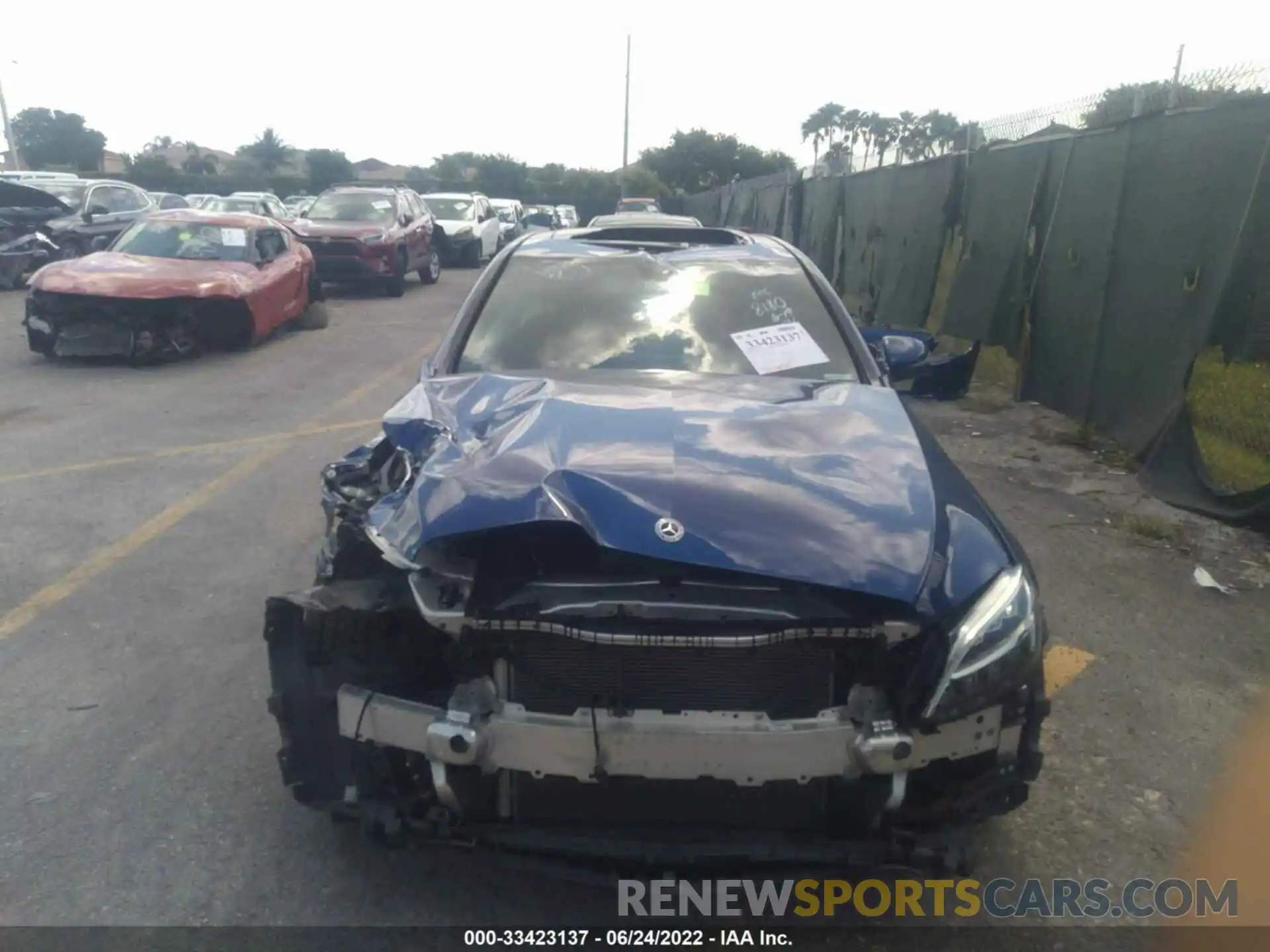 6 Photograph of a damaged car WDDWF8DB9LR558180 MERCEDES-BENZ C-CLASS 2020