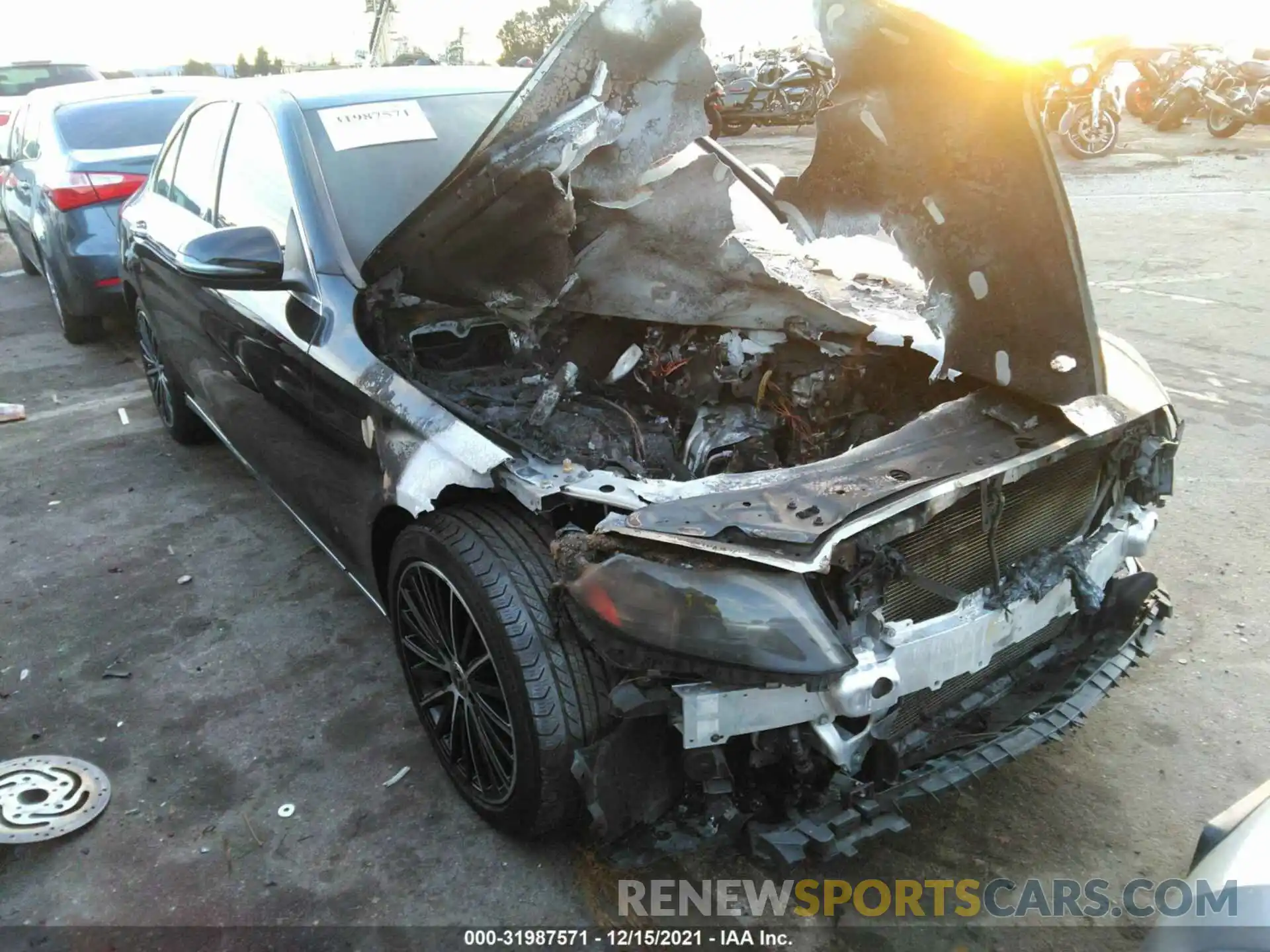 1 Photograph of a damaged car WDDWF8DB9LR561838 MERCEDES-BENZ C-CLASS 2020