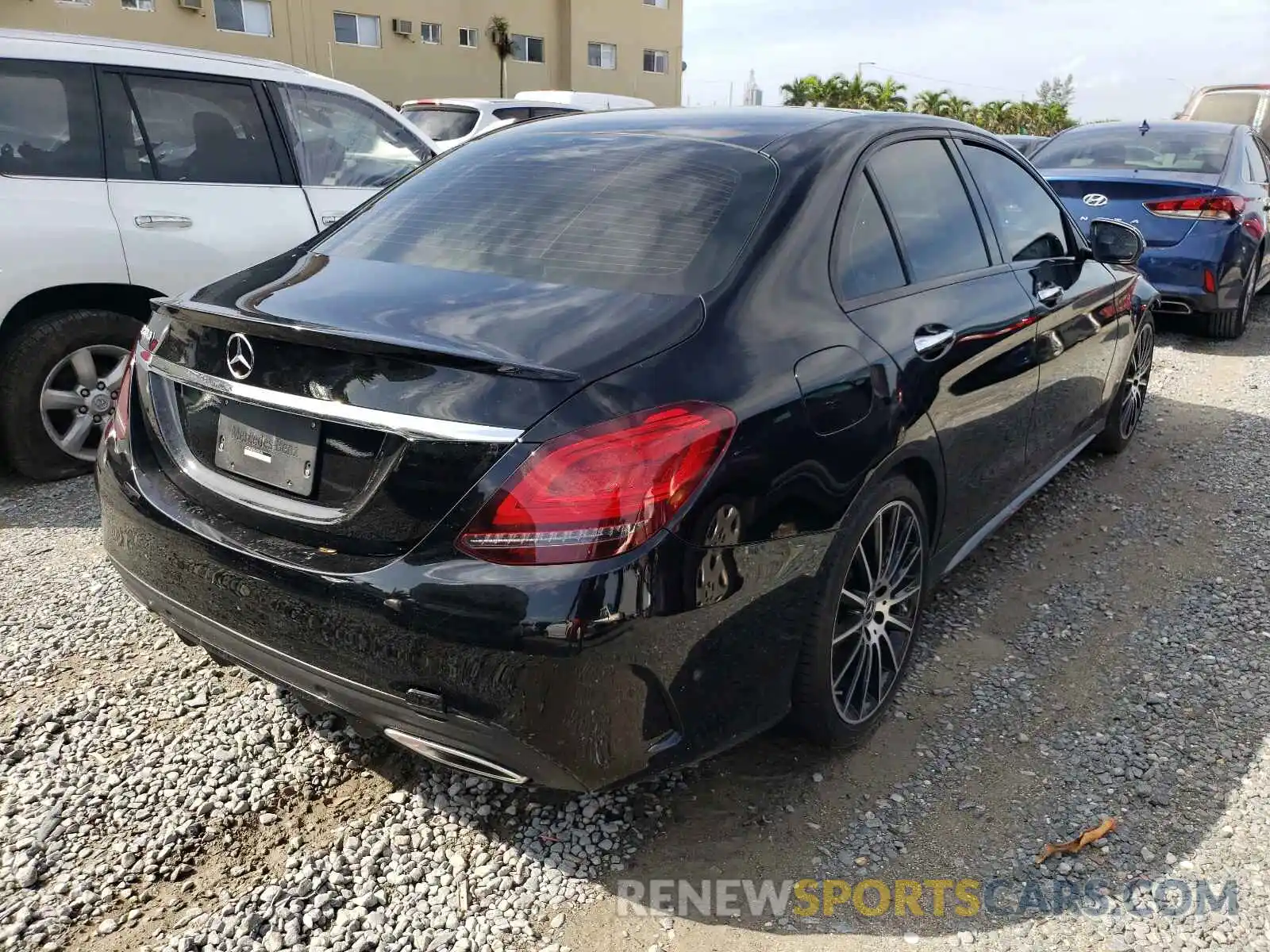 4 Photograph of a damaged car WDDWF8DB9LR563556 MERCEDES-BENZ C-CLASS 2020