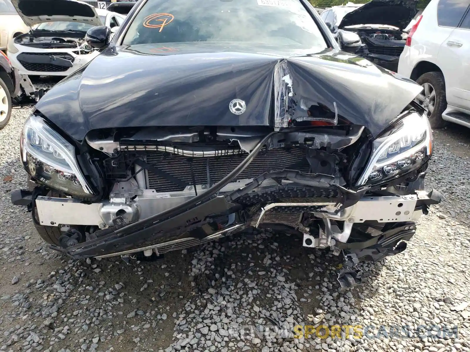 9 Photograph of a damaged car WDDWF8DB9LR563556 MERCEDES-BENZ C-CLASS 2020