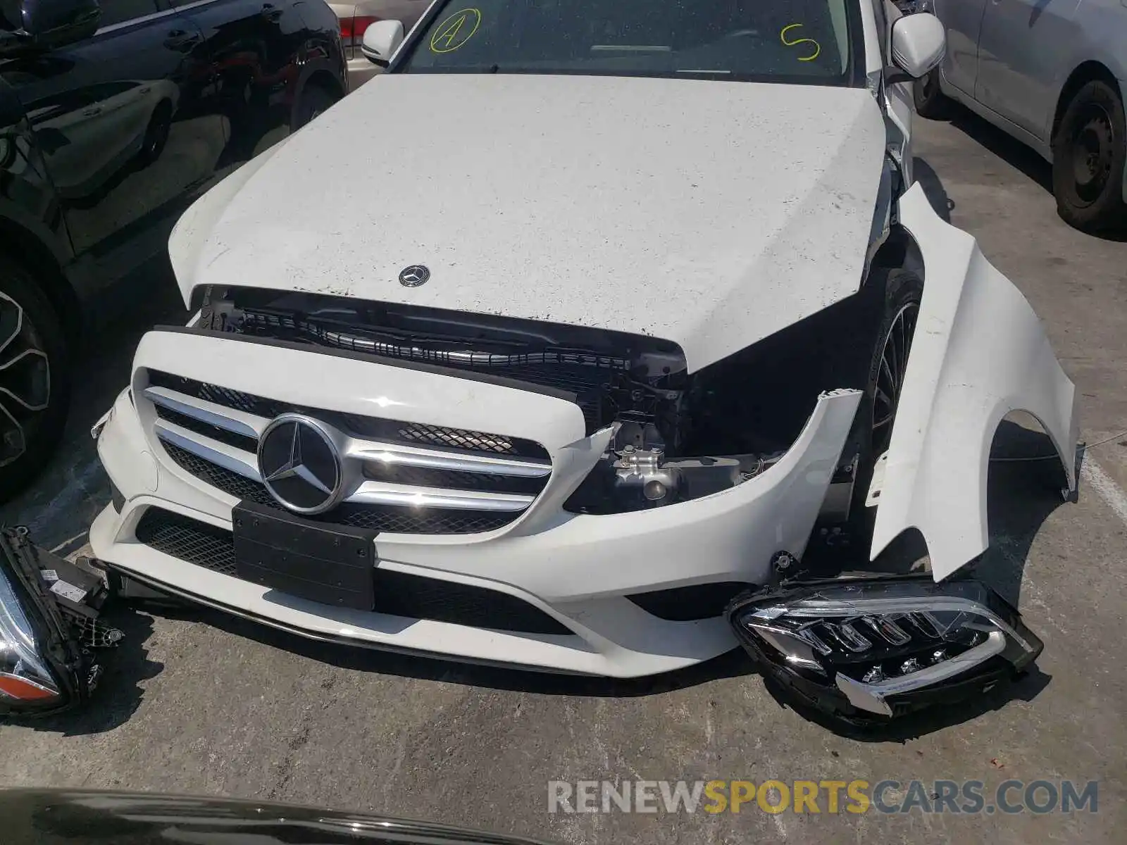 9 Photograph of a damaged car WDDWF8DBXLR525589 MERCEDES-BENZ C-CLASS 2020