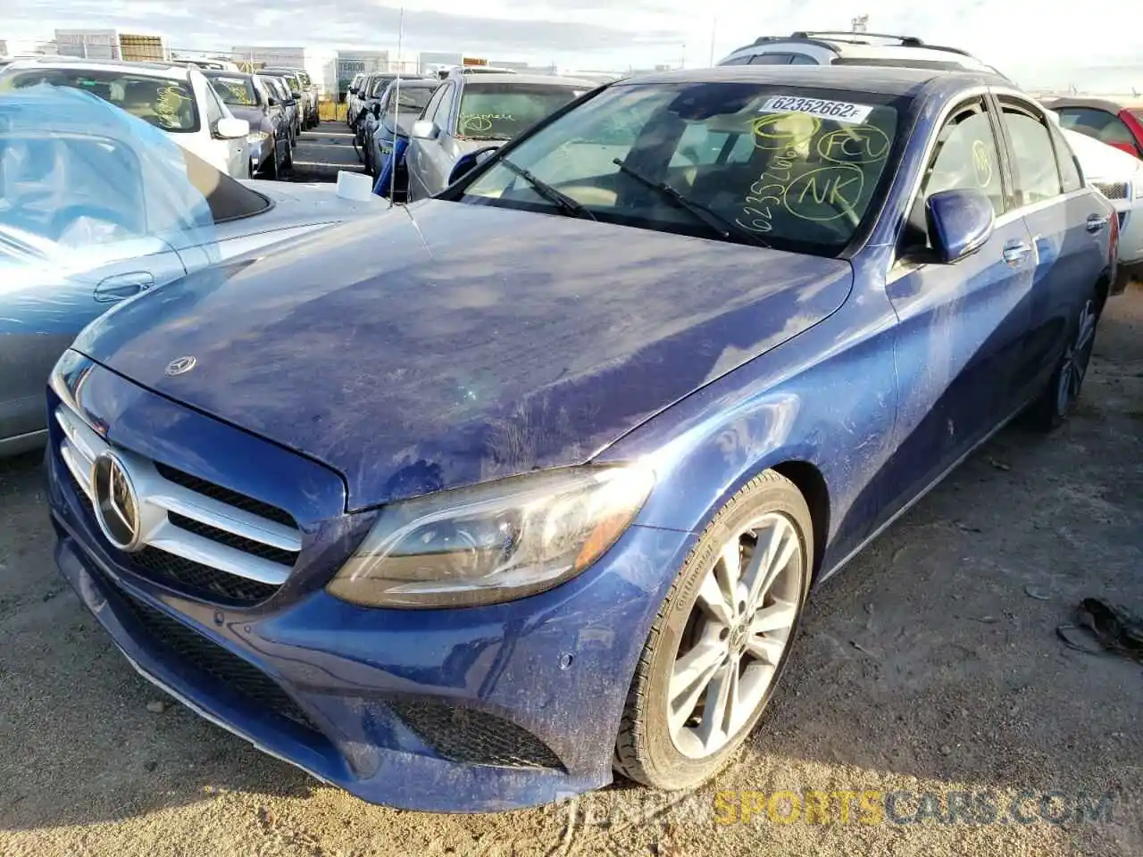 2 Photograph of a damaged car WDDWF8DBXLR526516 MERCEDES-BENZ C-CLASS 2020