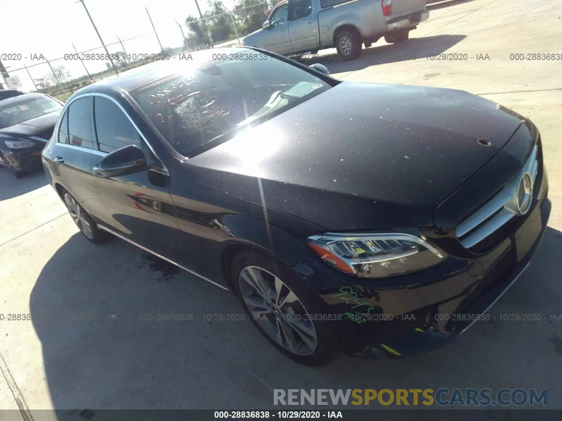 1 Photograph of a damaged car WDDWF8DBXLR526578 MERCEDES-BENZ C-CLASS 2020