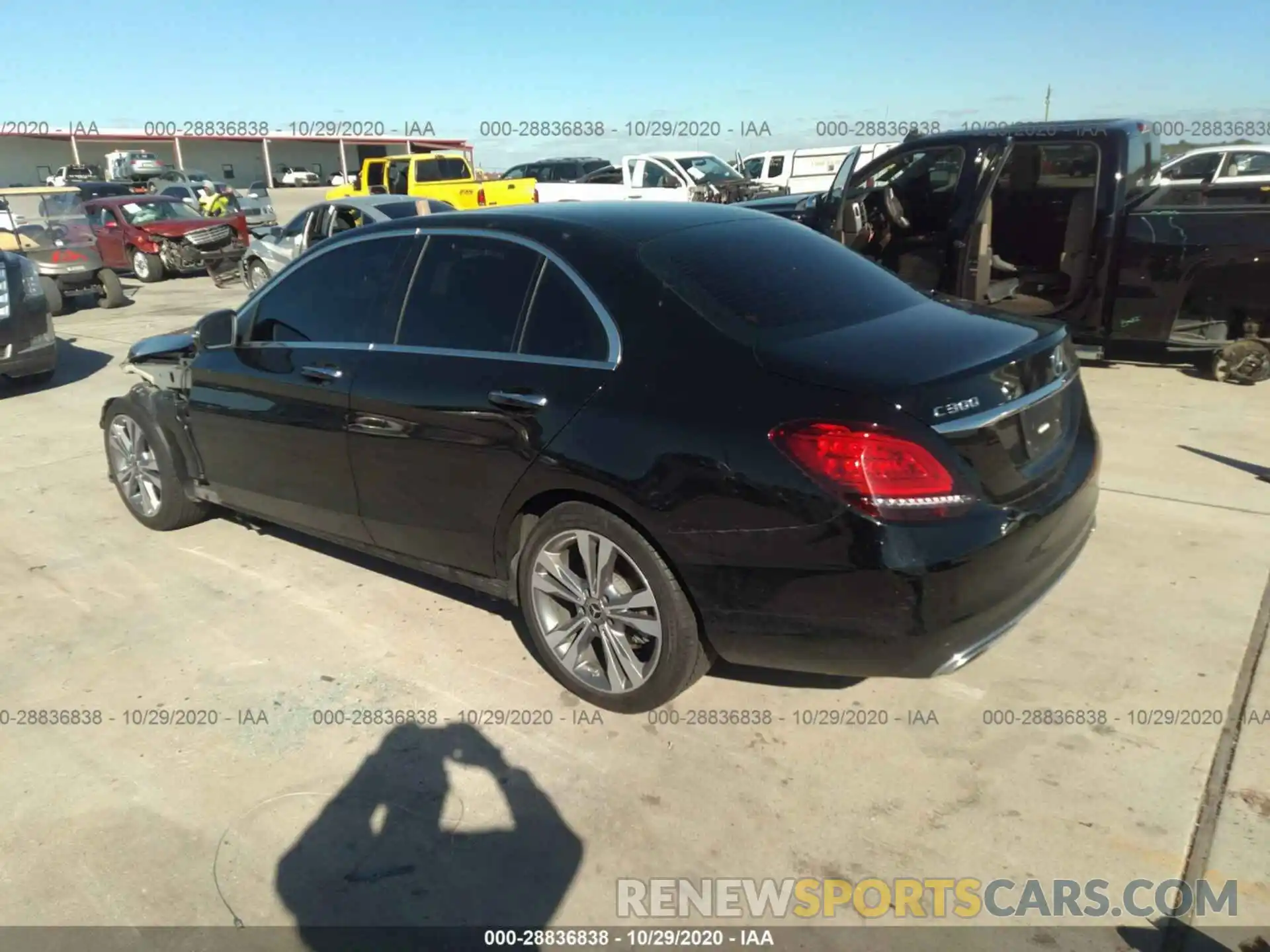 3 Photograph of a damaged car WDDWF8DBXLR526578 MERCEDES-BENZ C-CLASS 2020