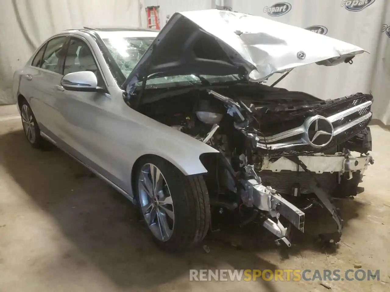 1 Photograph of a damaged car WDDWF8DBXLR544966 MERCEDES-BENZ C-CLASS 2020