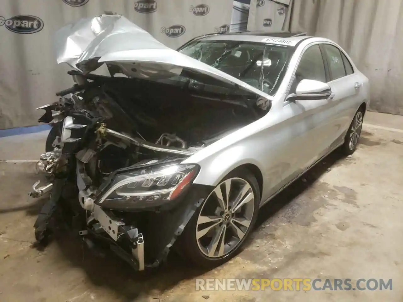 2 Photograph of a damaged car WDDWF8DBXLR544966 MERCEDES-BENZ C-CLASS 2020