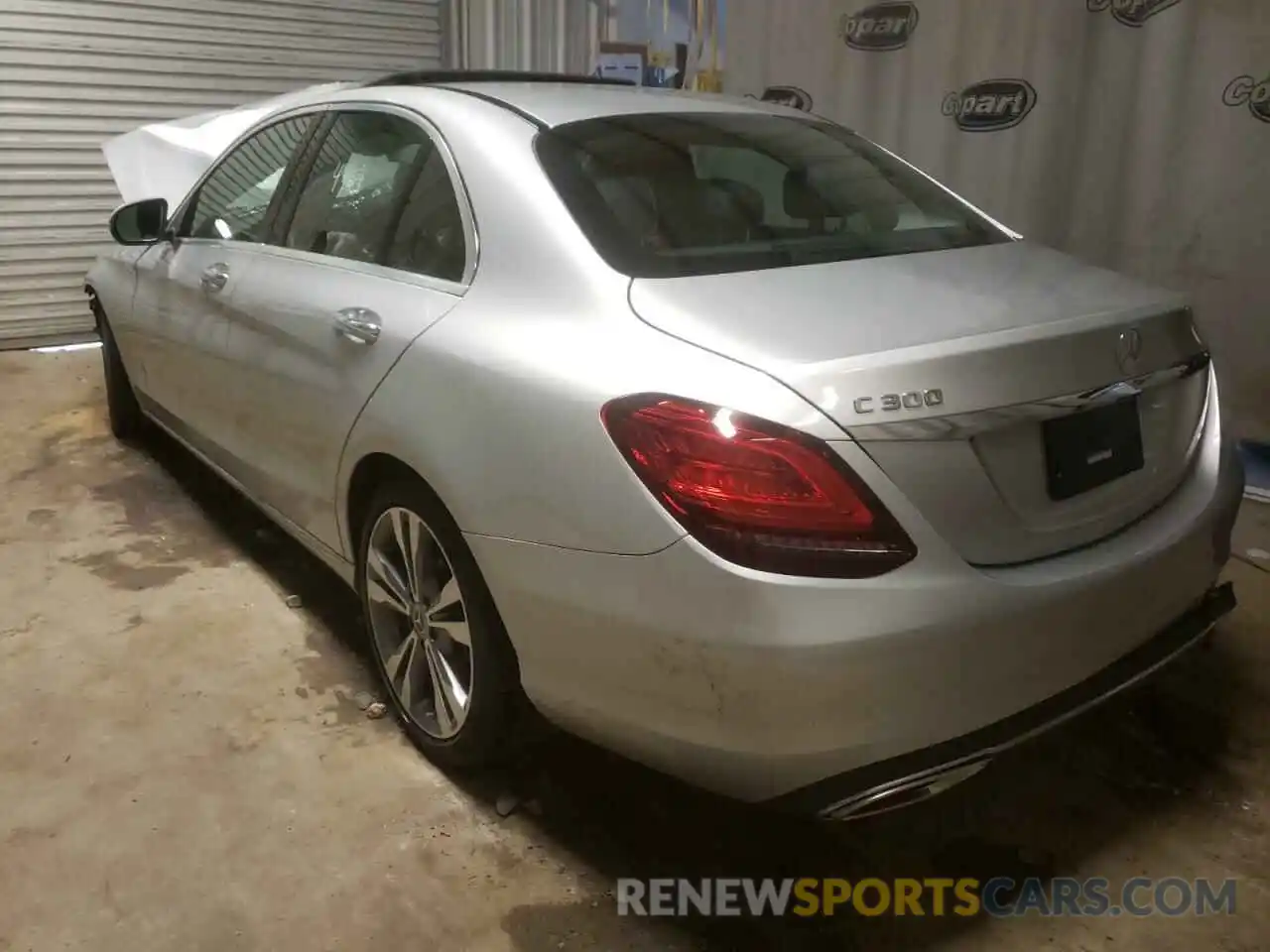 3 Photograph of a damaged car WDDWF8DBXLR544966 MERCEDES-BENZ C-CLASS 2020