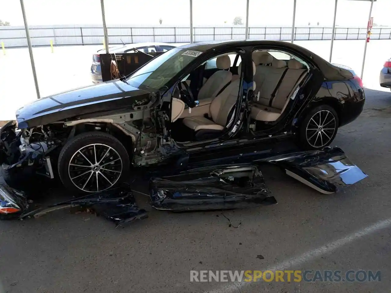 9 Photograph of a damaged car WDDWF8DBXLR548371 MERCEDES-BENZ C-CLASS 2020