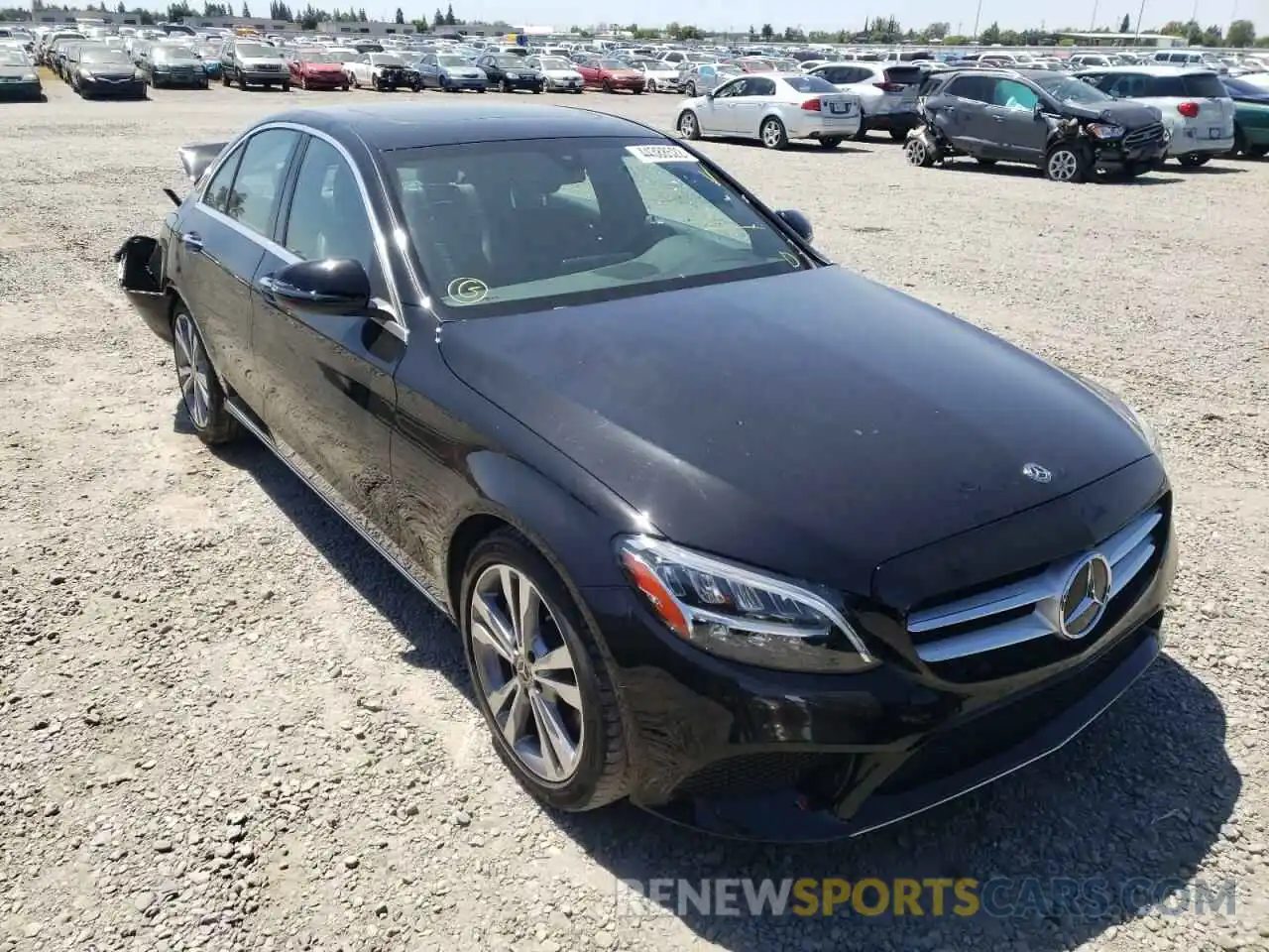 1 Photograph of a damaged car WDDWF8DBXLR552534 MERCEDES-BENZ C-CLASS 2020