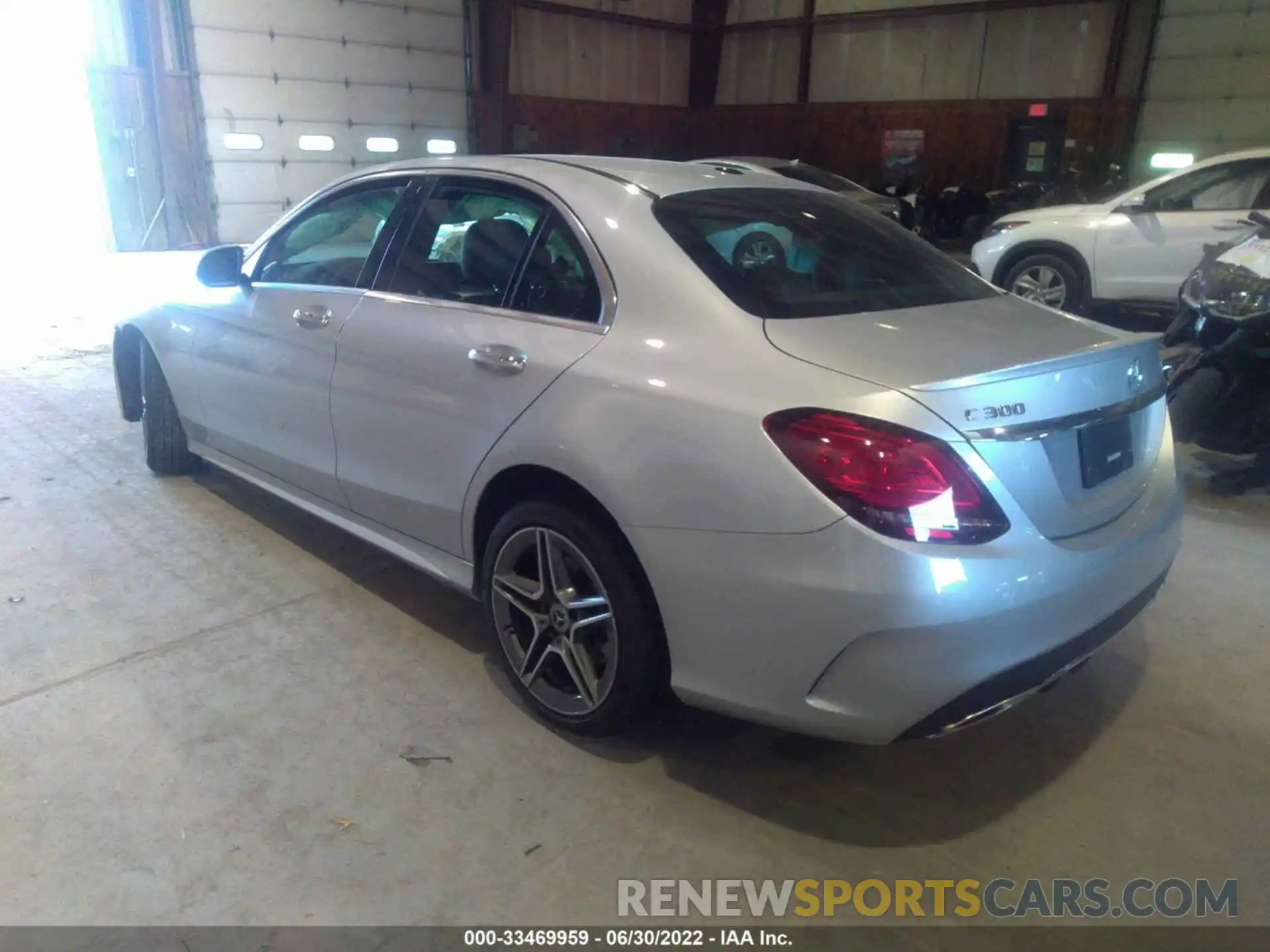 3 Photograph of a damaged car WDDWF8EB0LR526877 MERCEDES-BENZ C-CLASS 2020